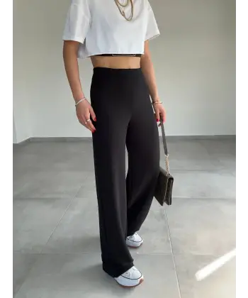 Premium Kemersiz Palazzo Pantolon