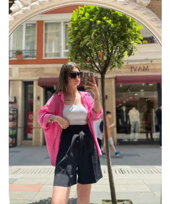 Şehir Boy Beli Ayarlanabilir Şort