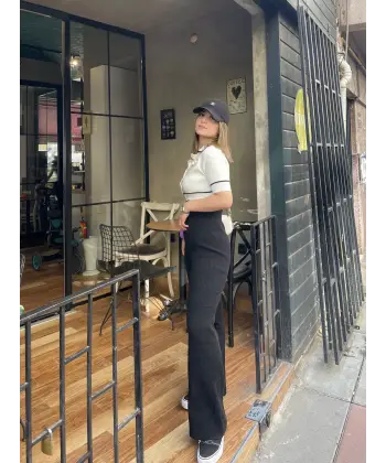 Siyah Triko Pantolon