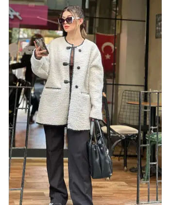 STY Marka Model Peluş Ceket