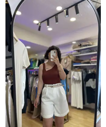 Zr ithal double şehir boy şort