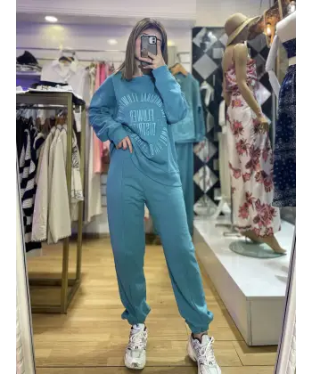 ZR Orijinal Marka Şardonlu Eşofman Takımı