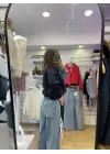 ATE tasarım denim detaylı takım