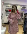 Kurdele detaylı pul payet elbise