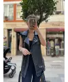 Oversize Deri Yelek