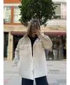 Oversize Mevsimlik Taş Ceket