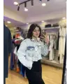 Yeni sezon basic açık mavi denim ceket