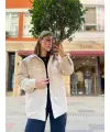 Oversize Mevsimlik Taş Ceket