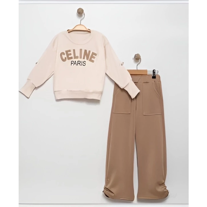 Celine Paris Baskılı 2Li Takım