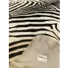 HAKİKİ DERİ DANA POSTU - BEYAZ ZEBRA BASKILI - 215 x 260 - 2261201000015