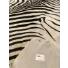 HAKİKİ DERİ DANA POSTU - BEYAZ ZEBRA BASKILI - 225 x 255 - 2261201000013