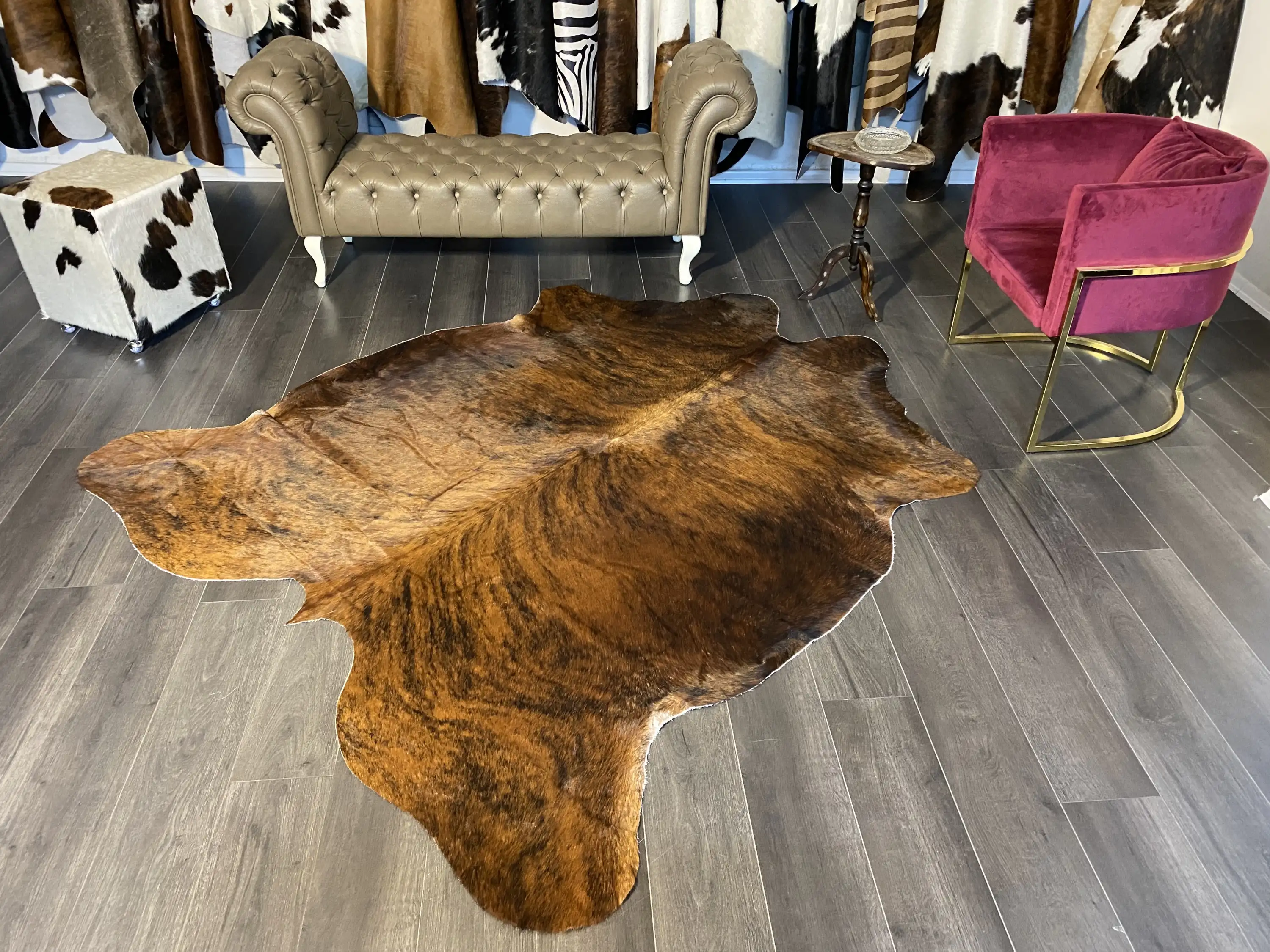 HAKİKİ DERİ DANA POSTU EGZOTİK 195 x 220 - 0401000155