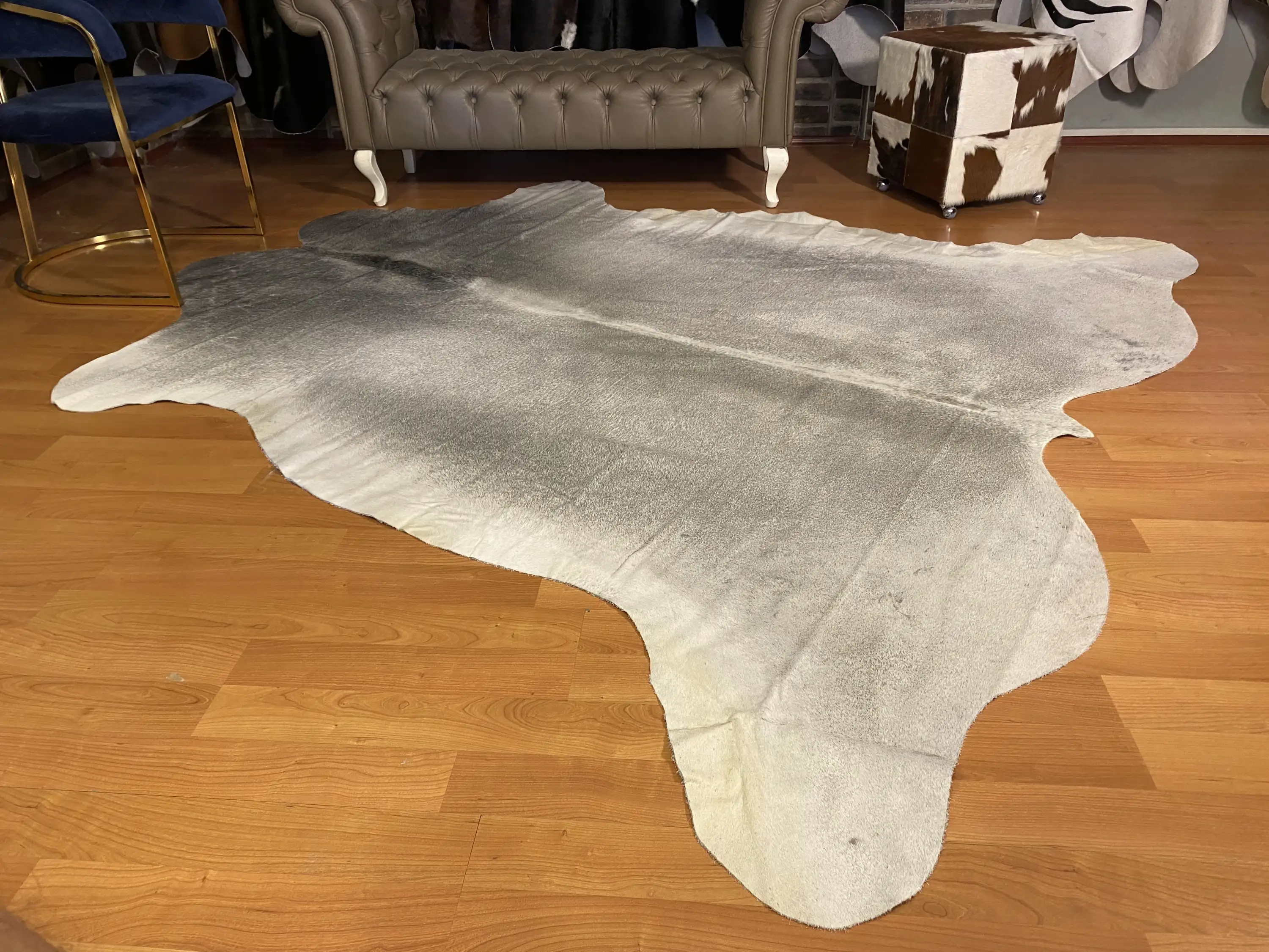 HAKİKİ DERİ DANA POSTU - GRİ - 250 x 260 - 2260301000030