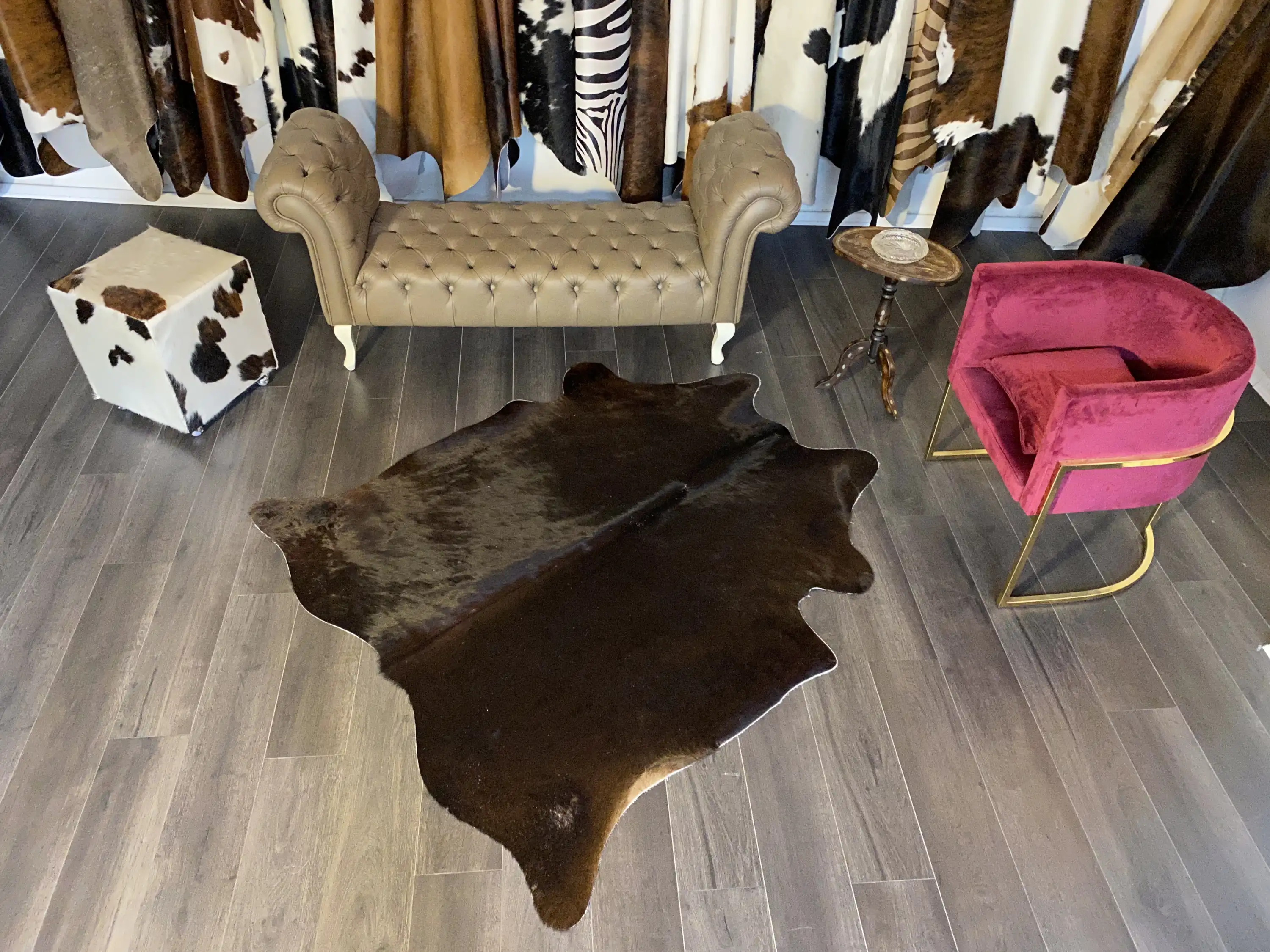 HAKİKİ DERİ DANA POSTU KAHVE 160 x 180 - 0201000141