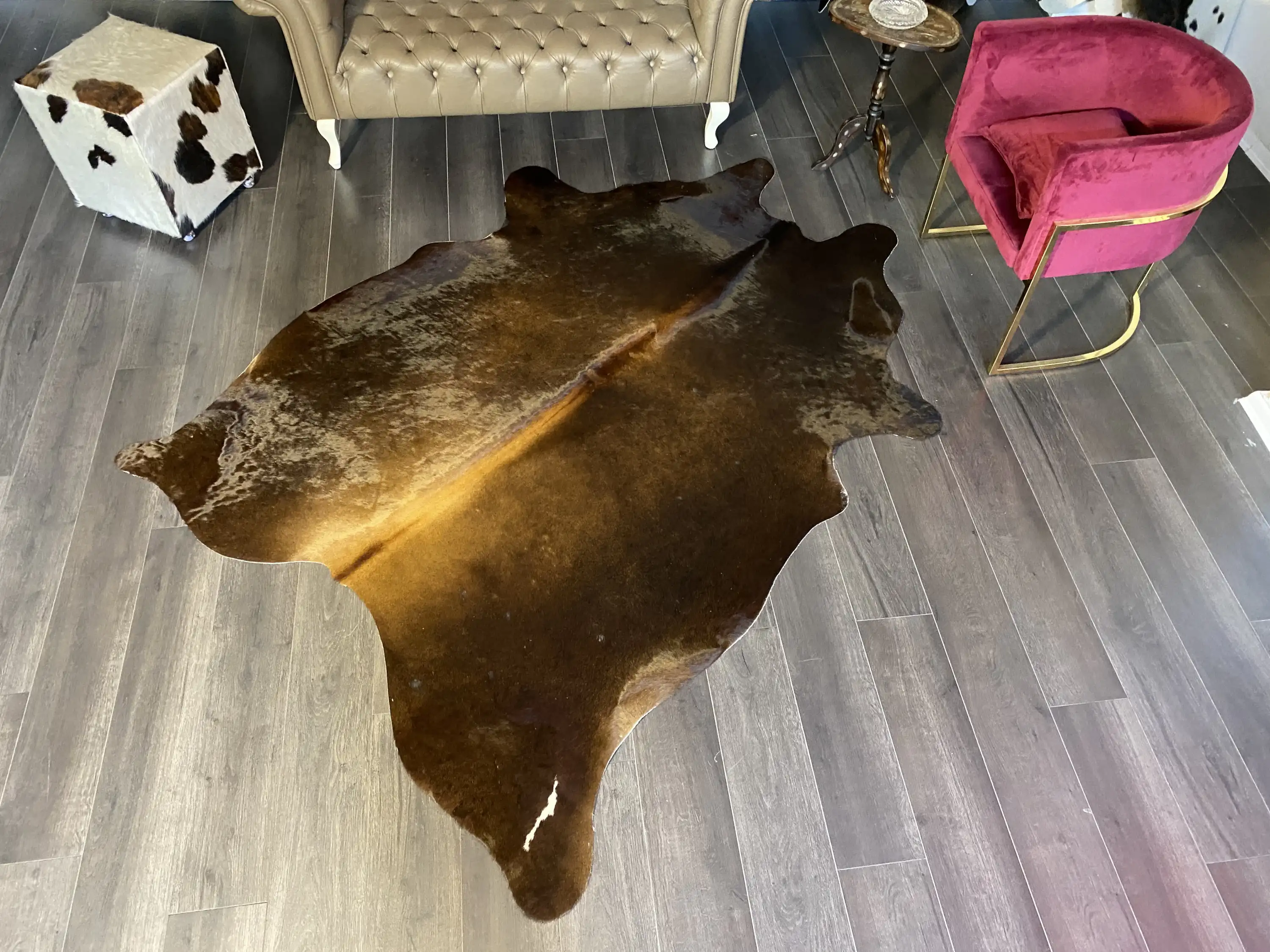 HAKİKİ DERİ DANA POSTU KAHVE 170 x 235 - 0201000089