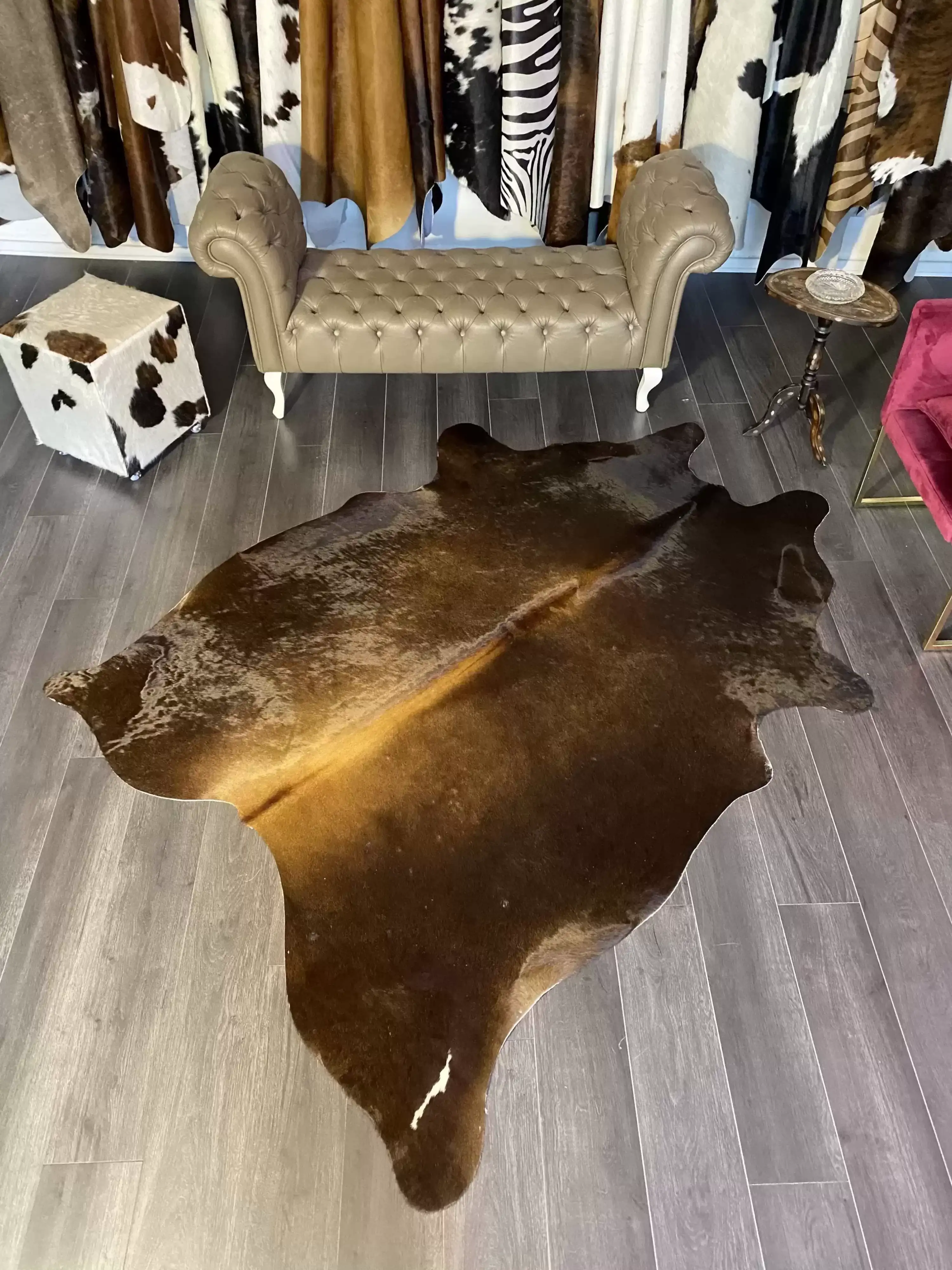 HAKİKİ DERİ DANA POSTU KAHVE 170 x 235 - 0201000089