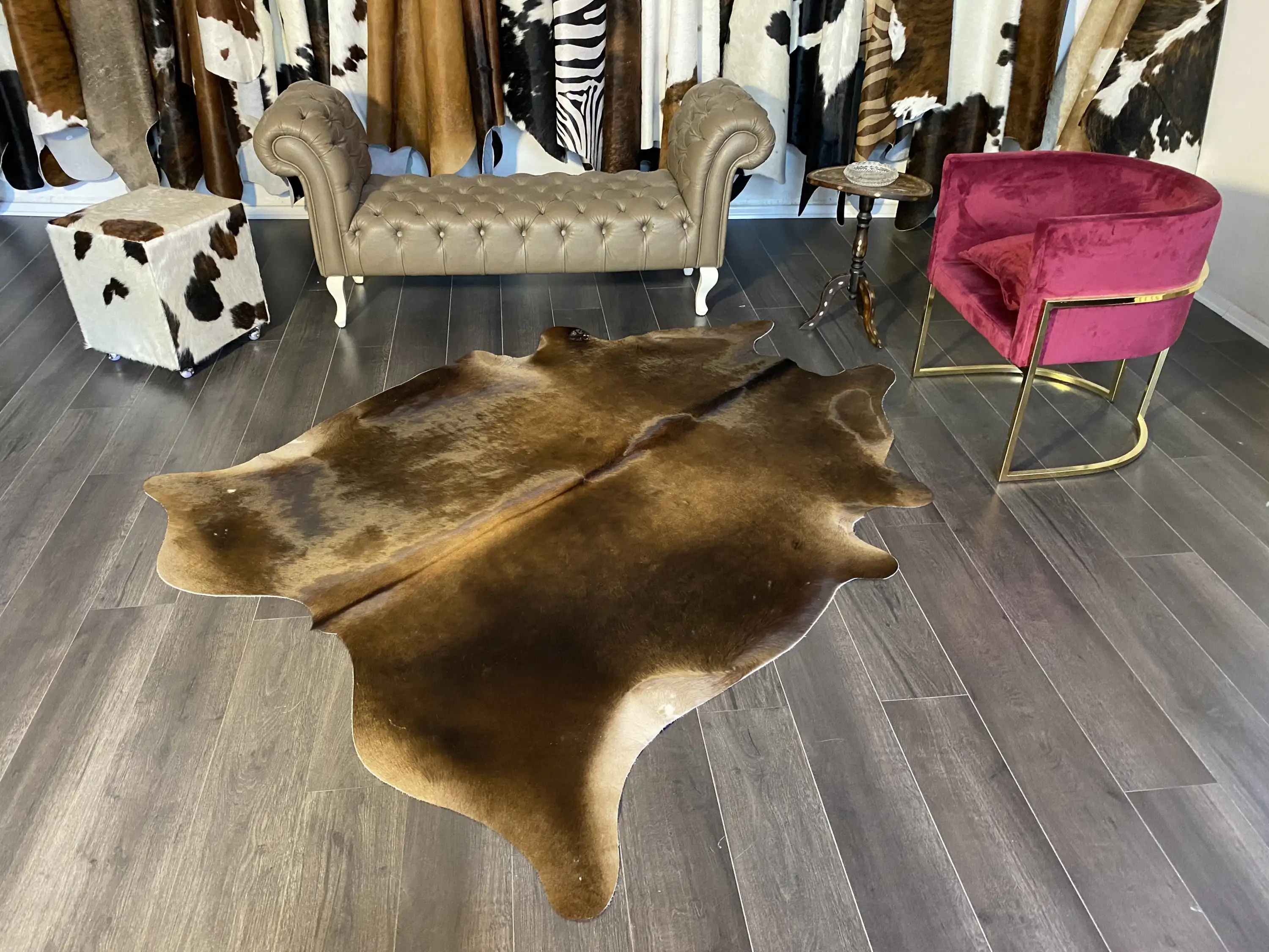 HAKİKİ DERİ DANA POSTU KAHVE 180 x 220 - 0201000088