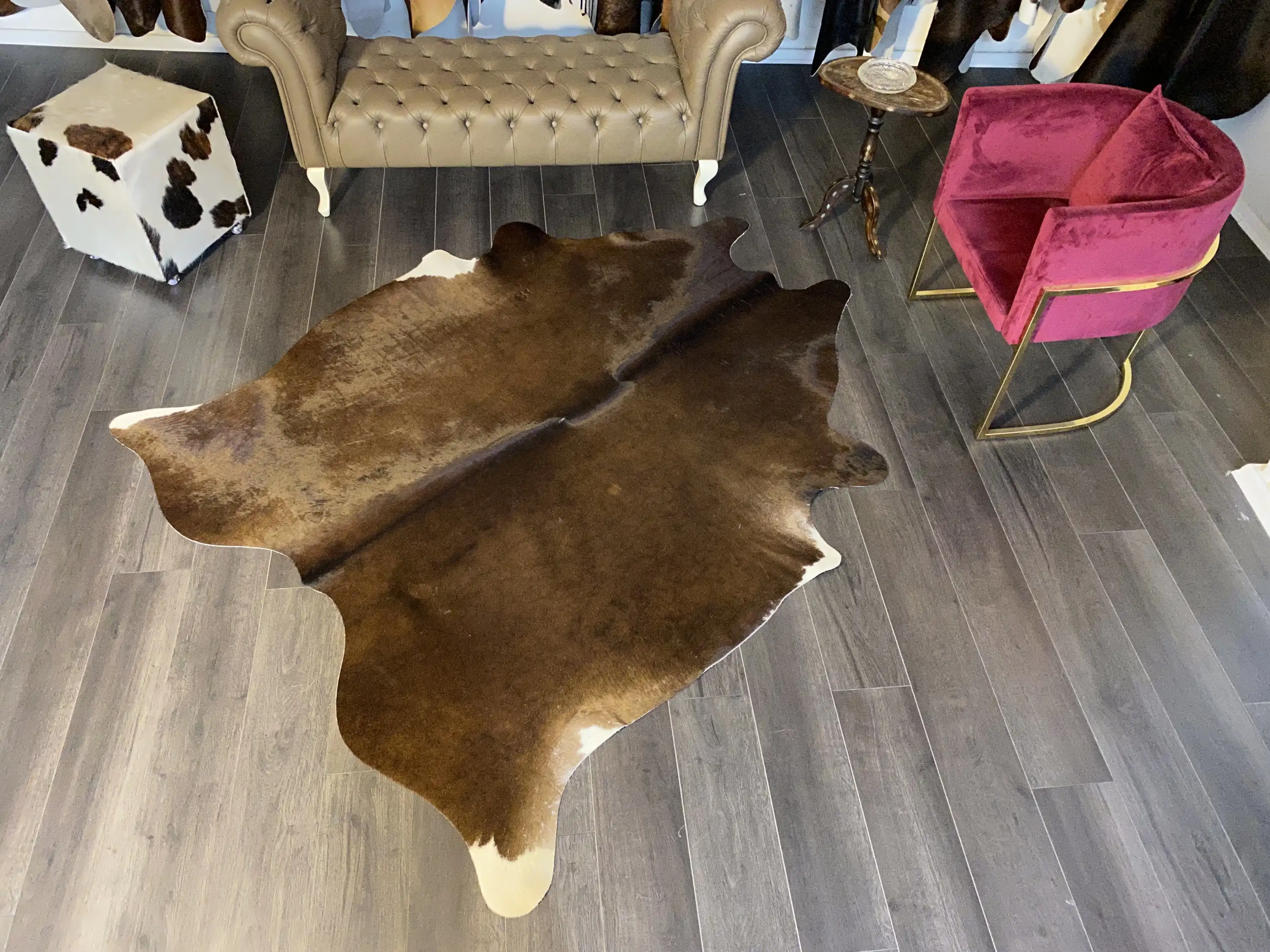 HAKİKİ DERİ DANA POSTU KAHVE 180 x 220 - 0201000125