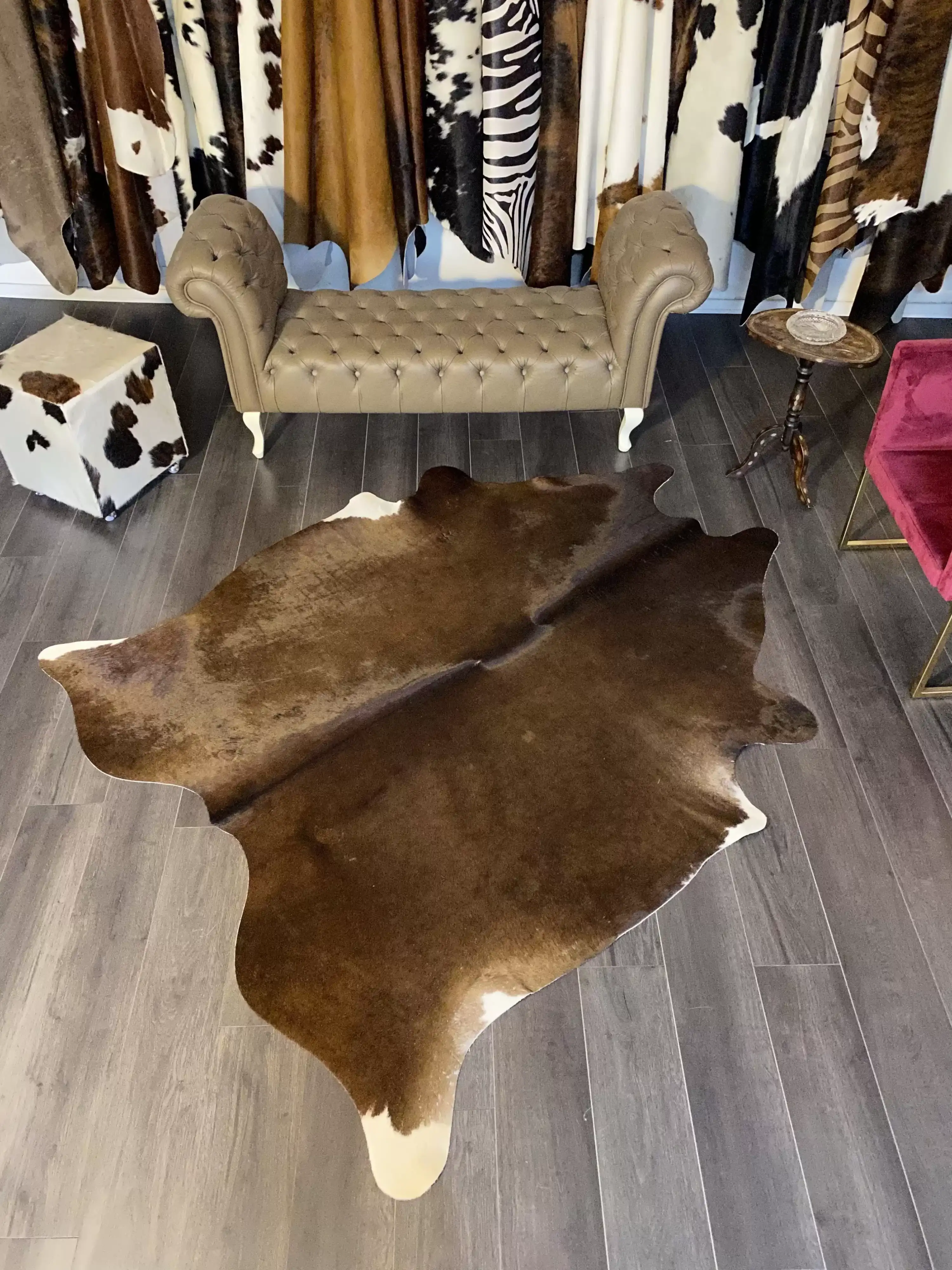 HAKİKİ DERİ DANA POSTU KAHVE 180 x 220 - 0201000125