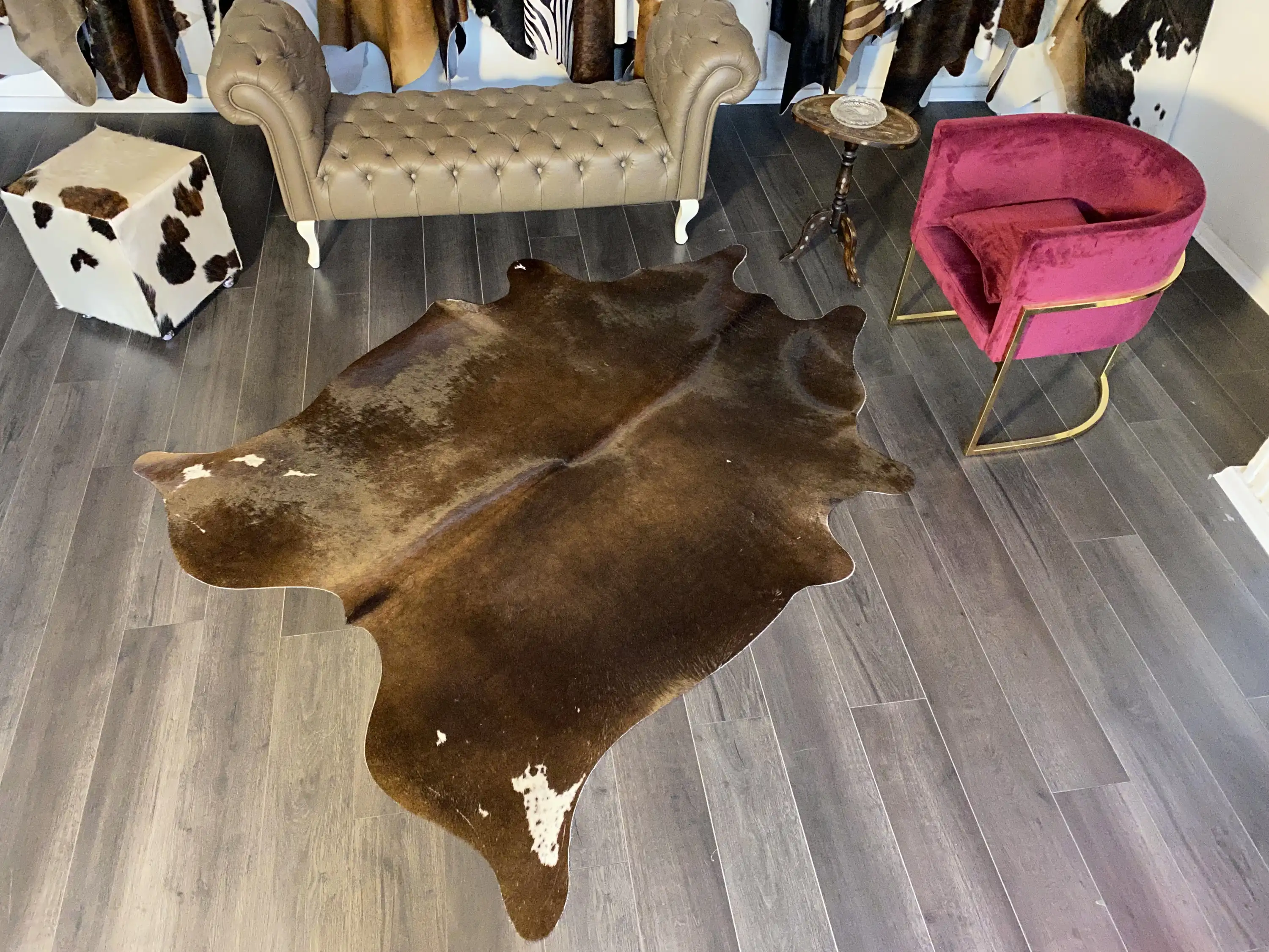 HAKİKİ DERİ DANA POSTU KAHVE 180 x 230 - 0201000074