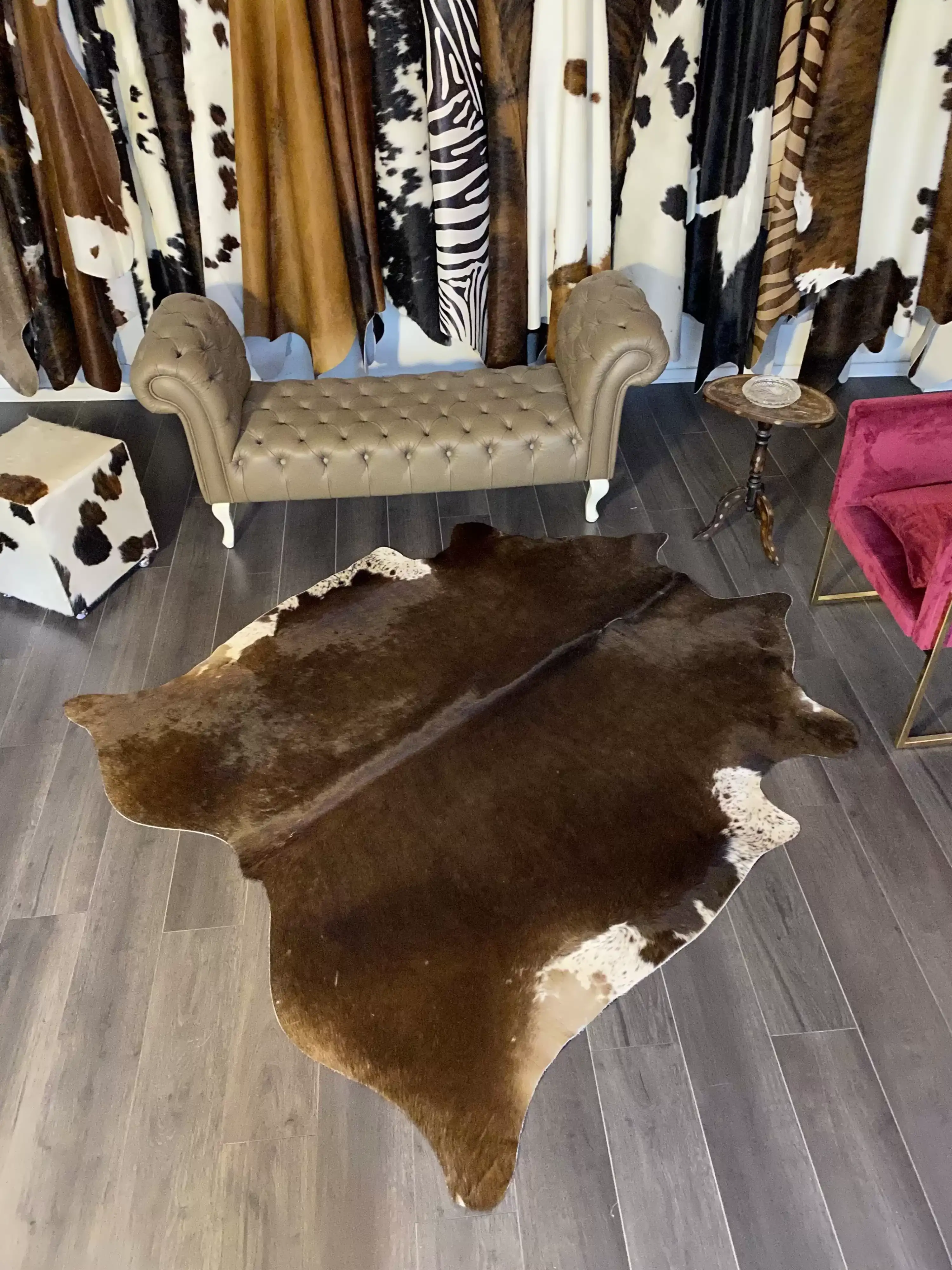 HAKİKİ DERİ DANA POSTU KAHVE 185 x 205 - 0201000173