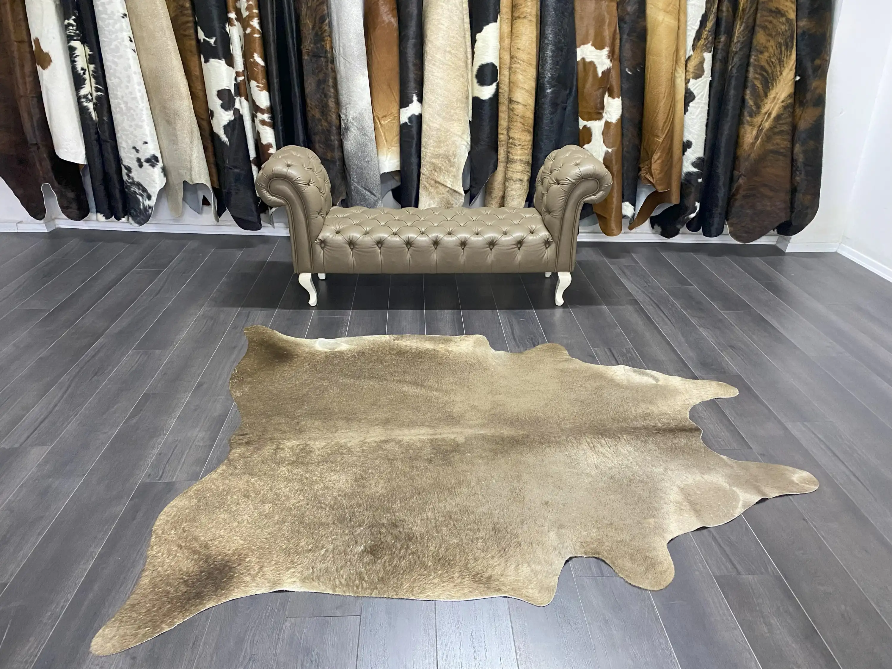 HAKİKİ DERİ DANA POSTU KAHVE 185 x 220 - 0201000031