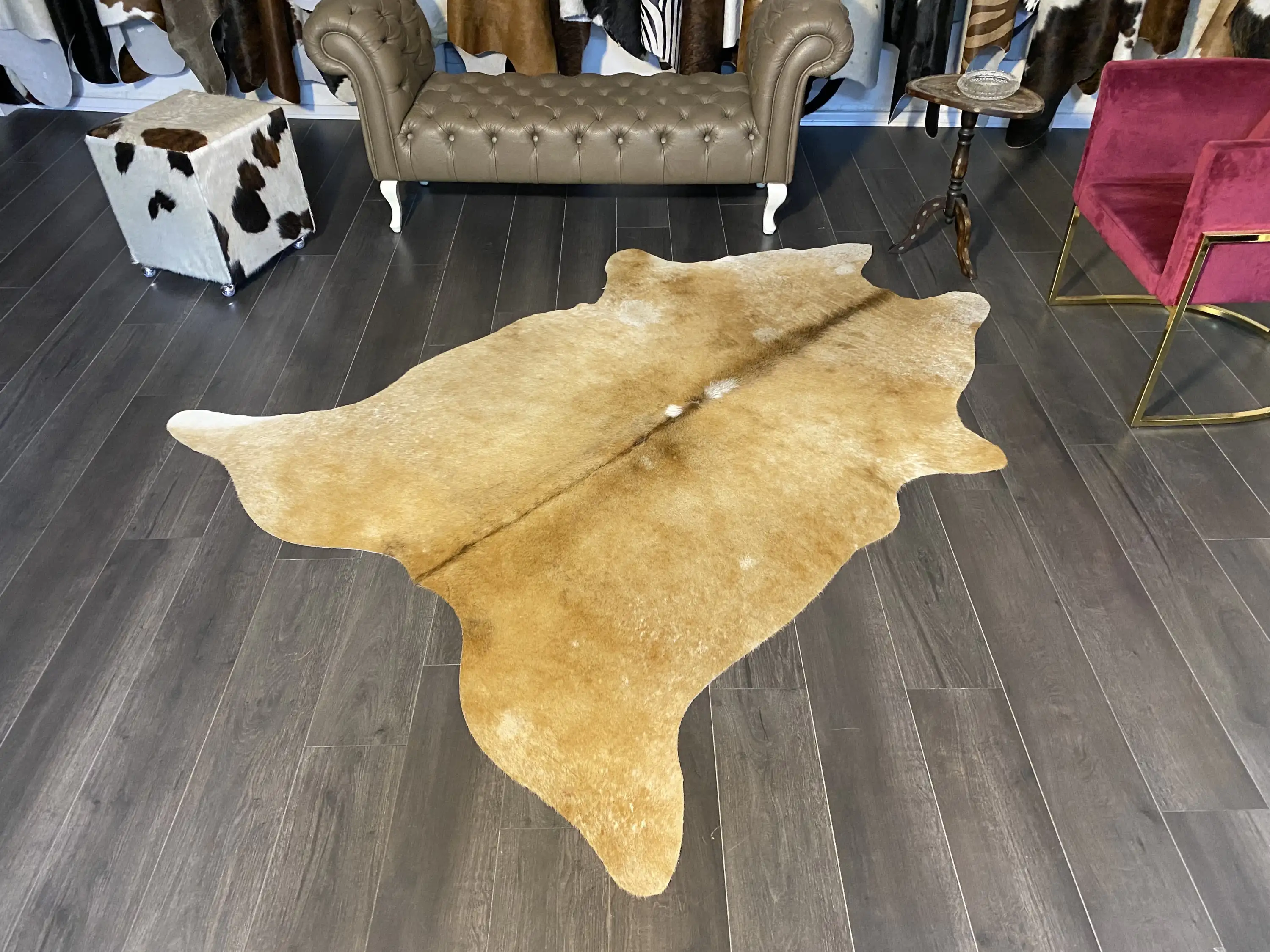 HAKİKİ DERİ DANA POSTU KAHVE 185 x 220 - 0201000061