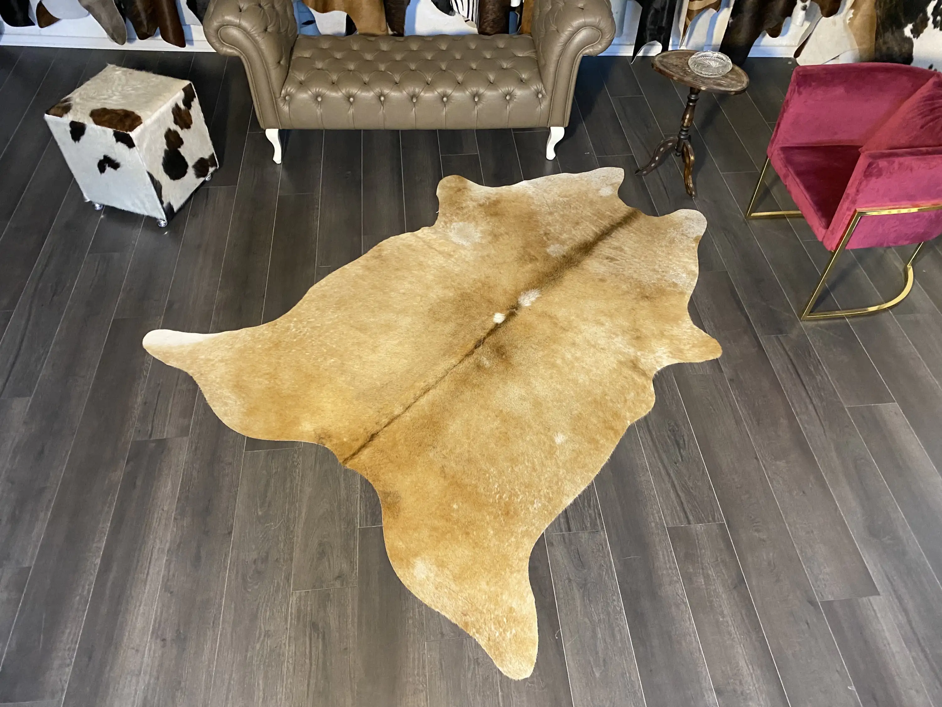 HAKİKİ DERİ DANA POSTU KAHVE 185 x 220 - 0201000061