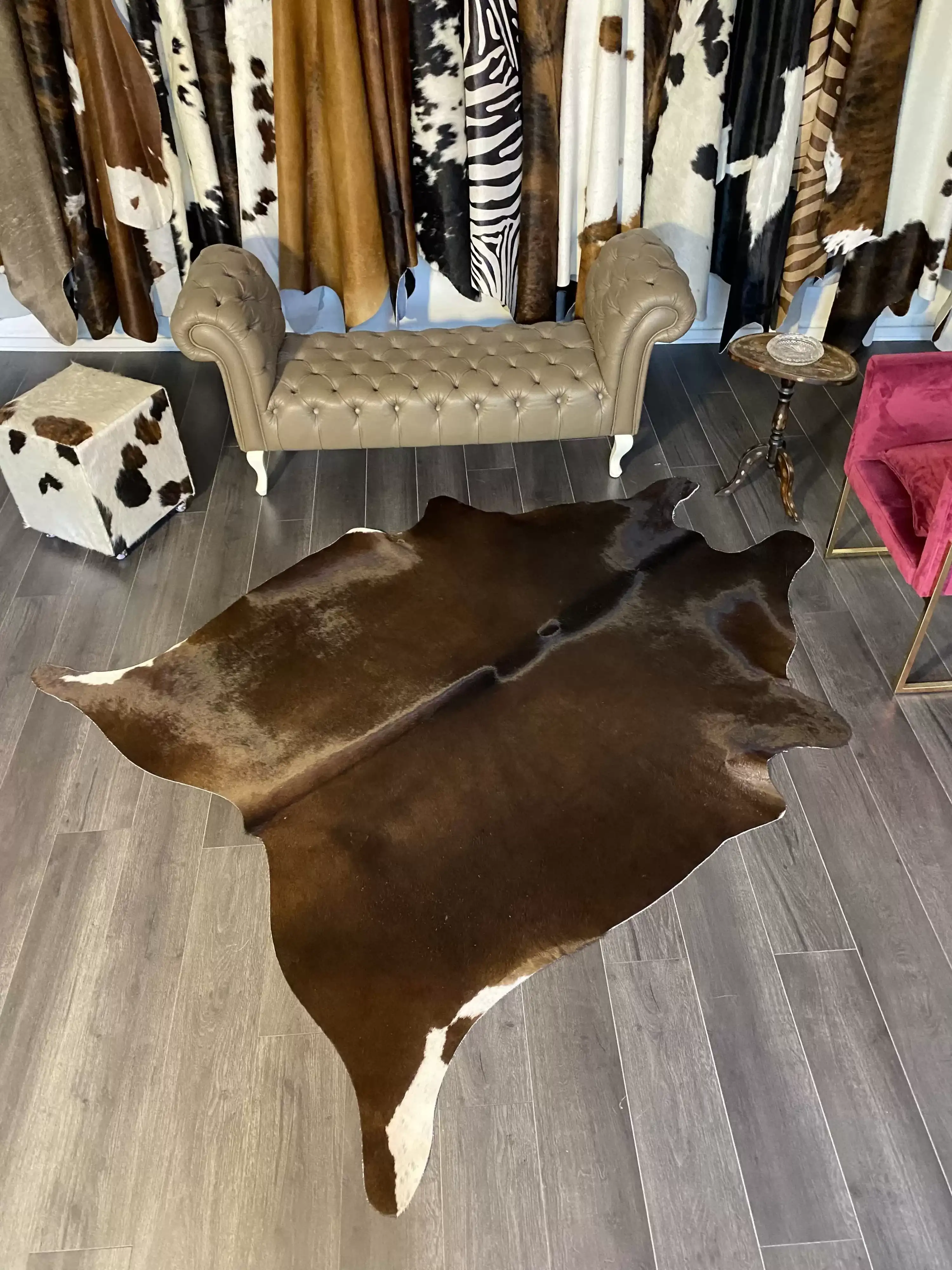 HAKİKİ DERİ DANA POSTU KAHVE 185 x 240 - 0201000102