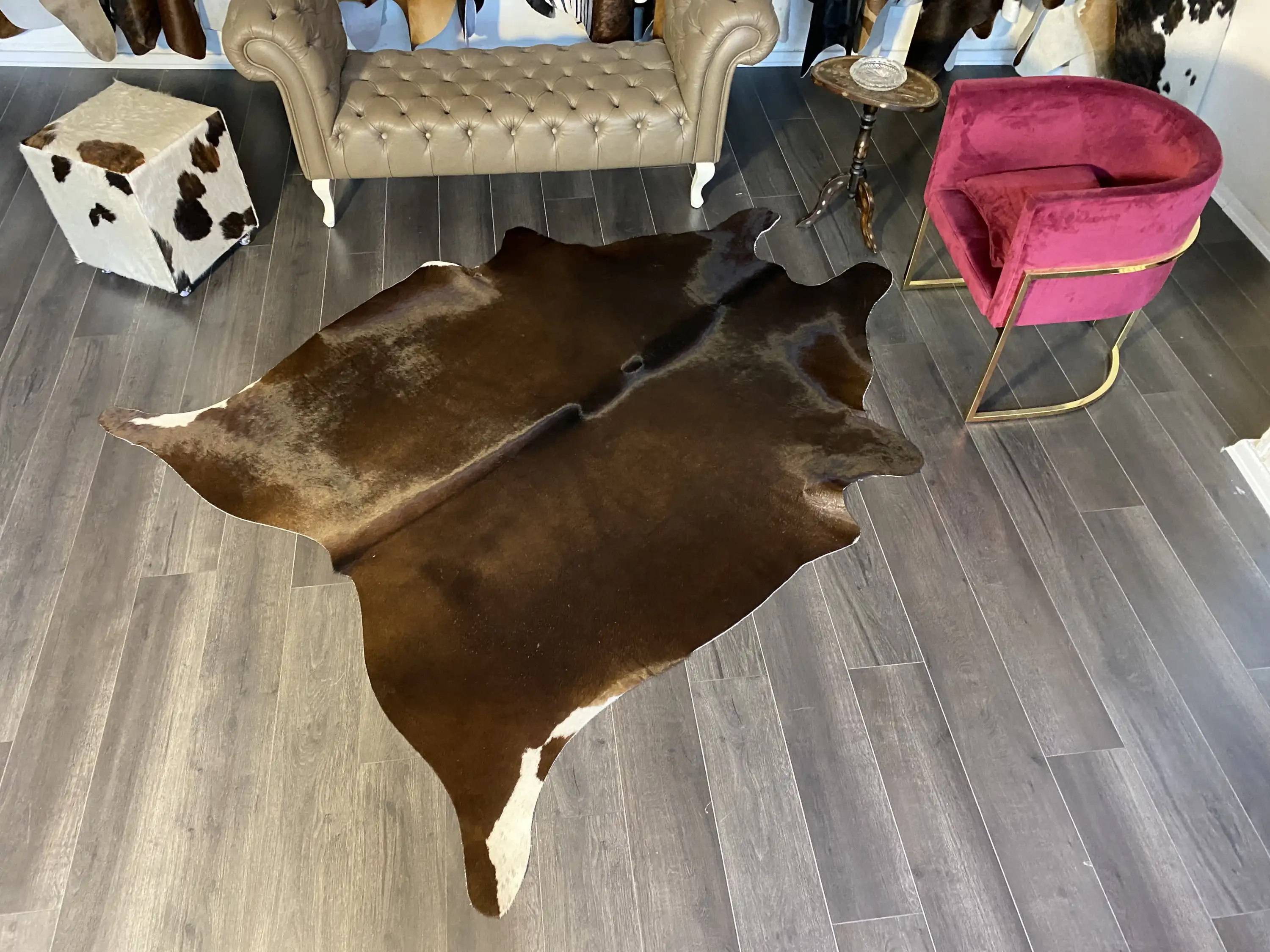 HAKİKİ DERİ DANA POSTU KAHVE 185 x 240 - 0201000102