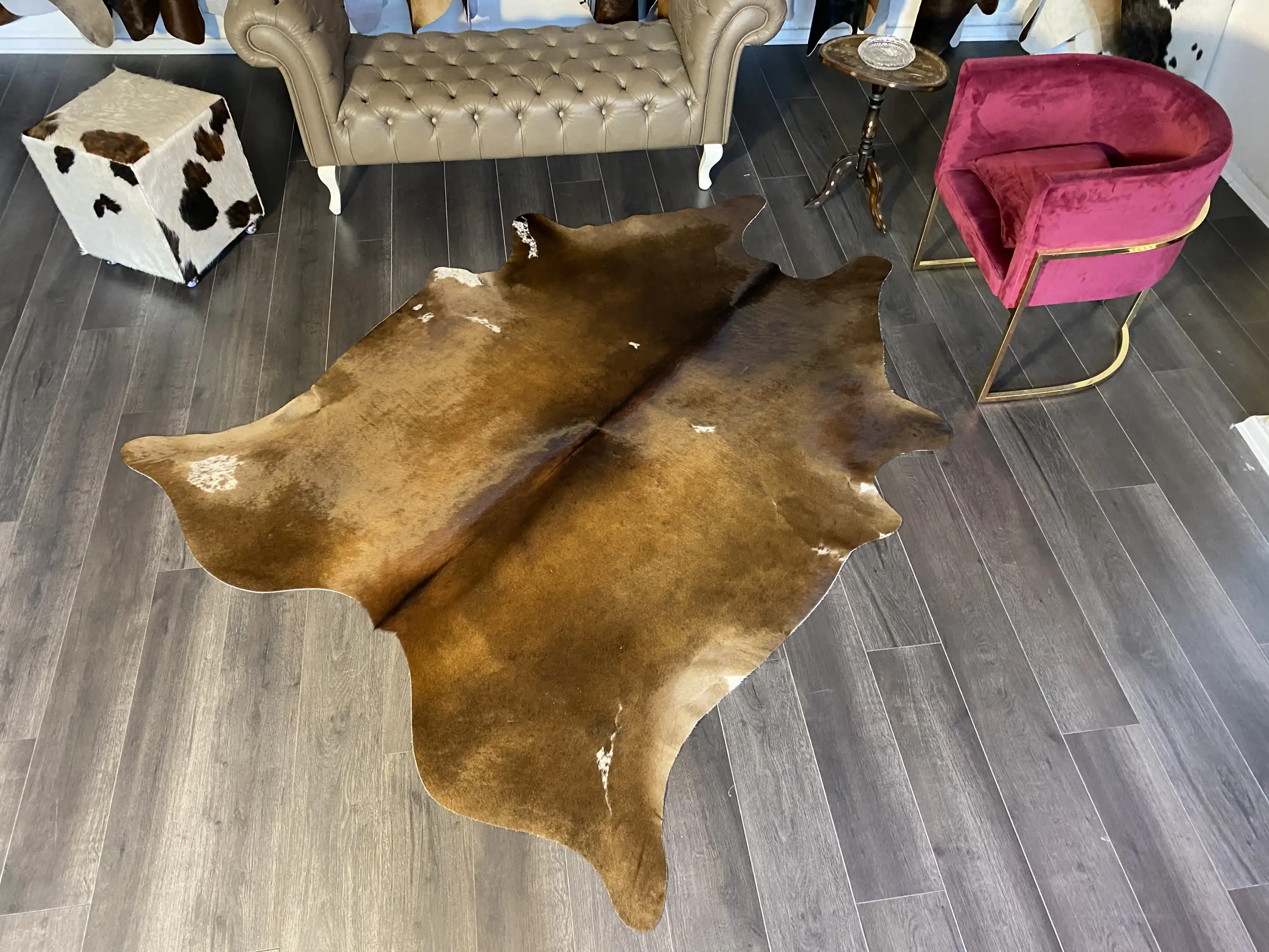 HAKİKİ DERİ DANA POSTU KAHVE 190 x 230 - 0201000100