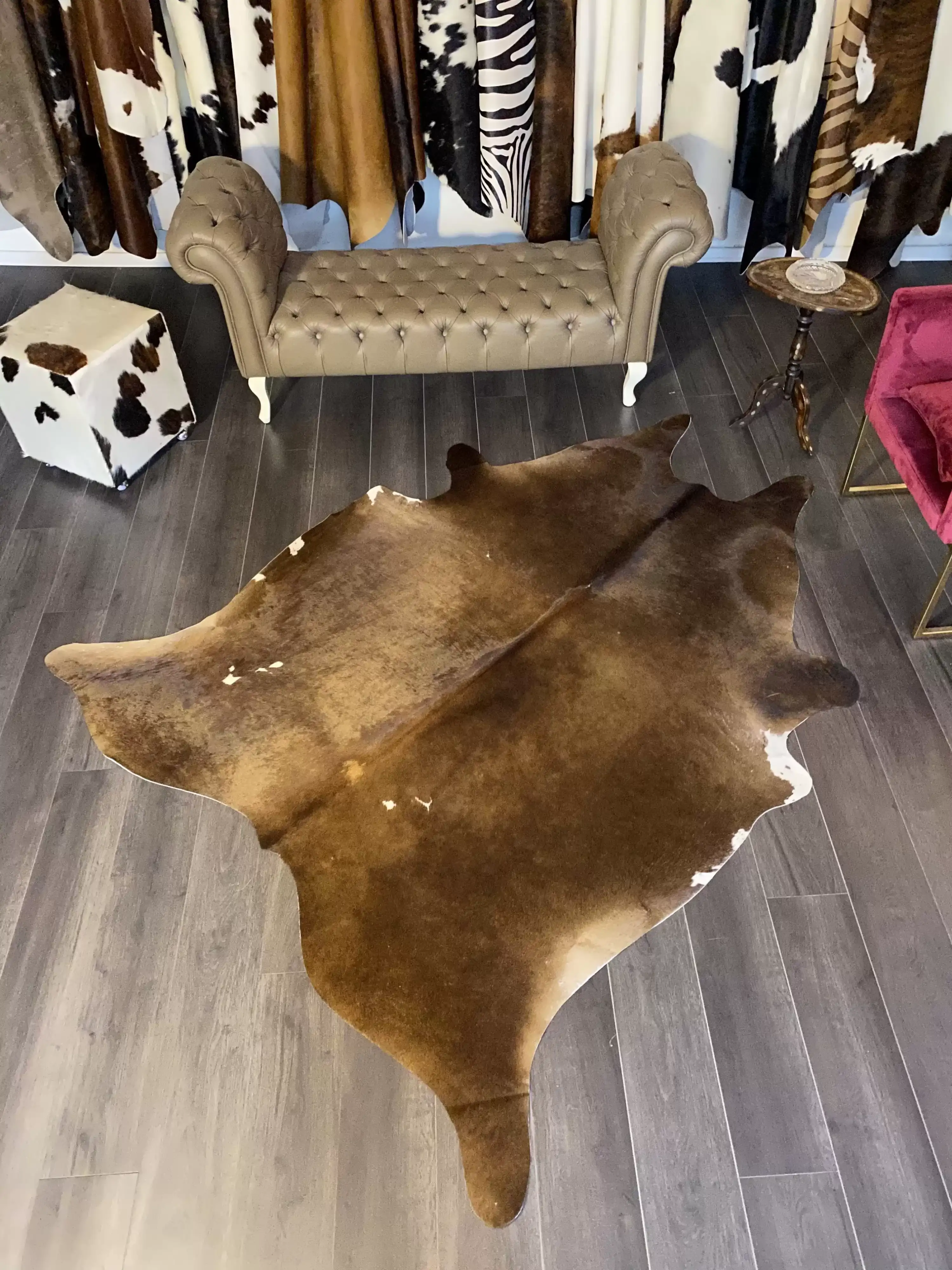 HAKİKİ DERİ DANA POSTU KAHVE 190 x 235 - 0201000147