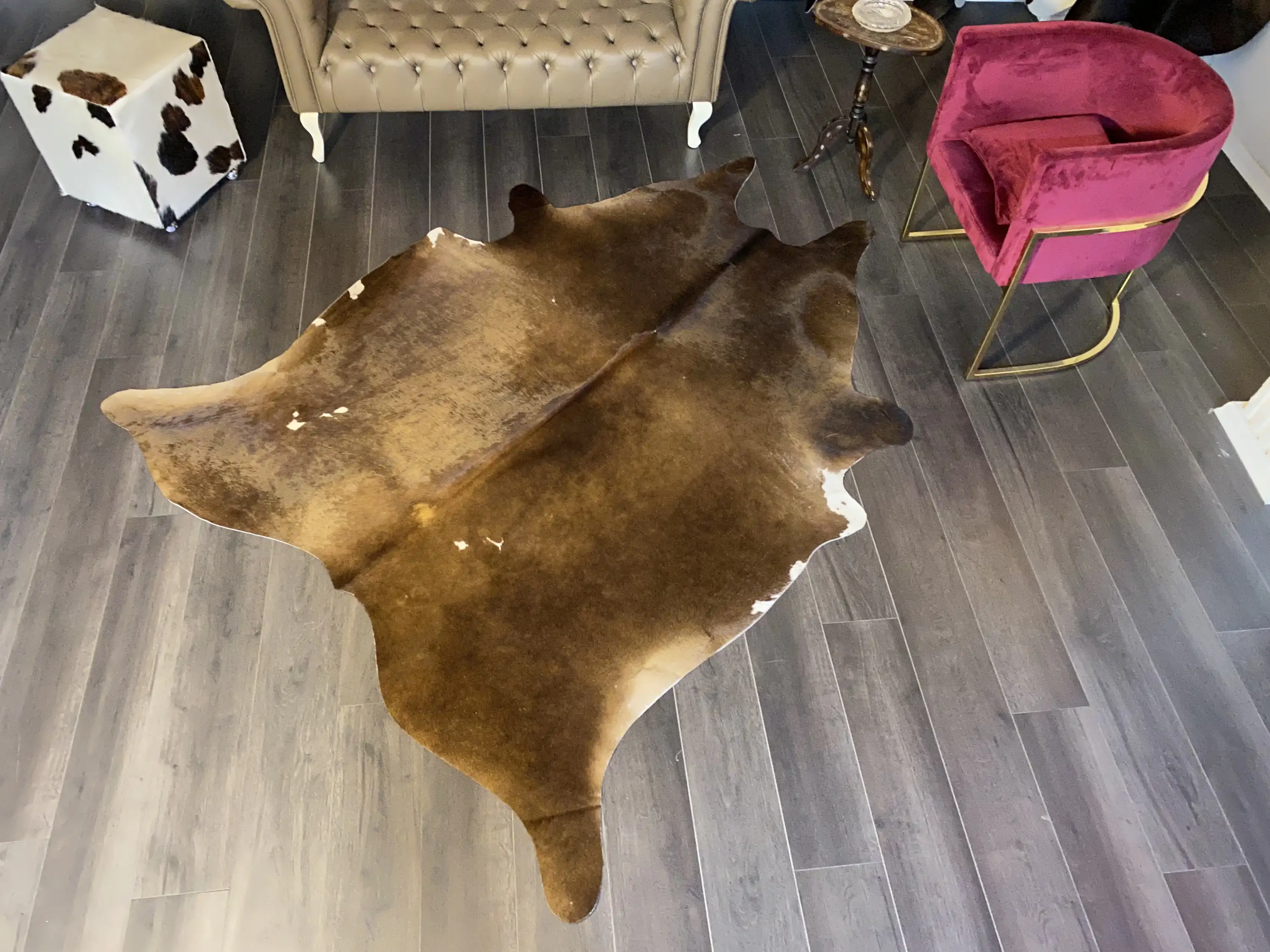 HAKİKİ DERİ DANA POSTU KAHVE 190 x 235 - 0201000147