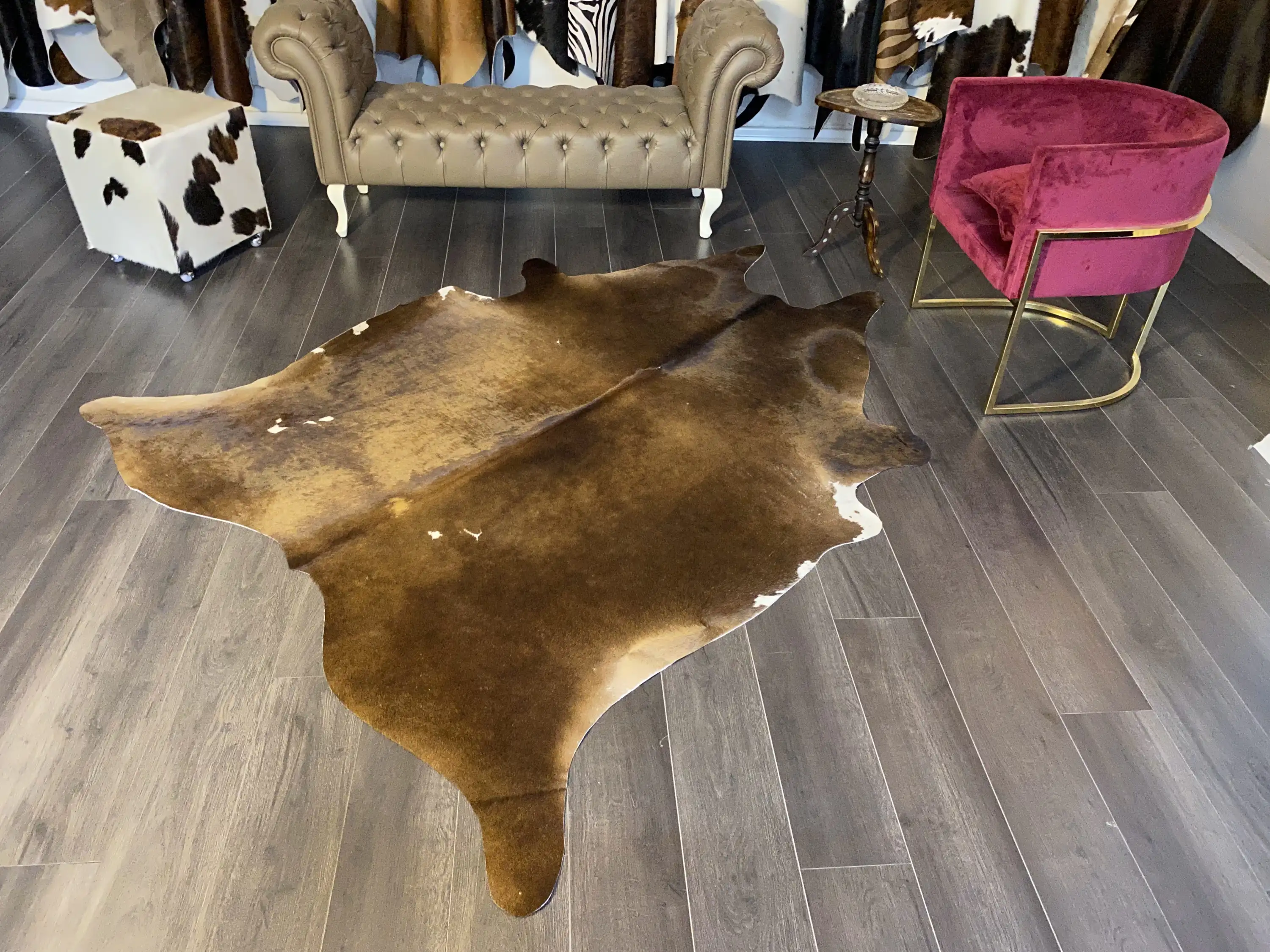 HAKİKİ DERİ DANA POSTU KAHVE 190 x 235 - 0201000147