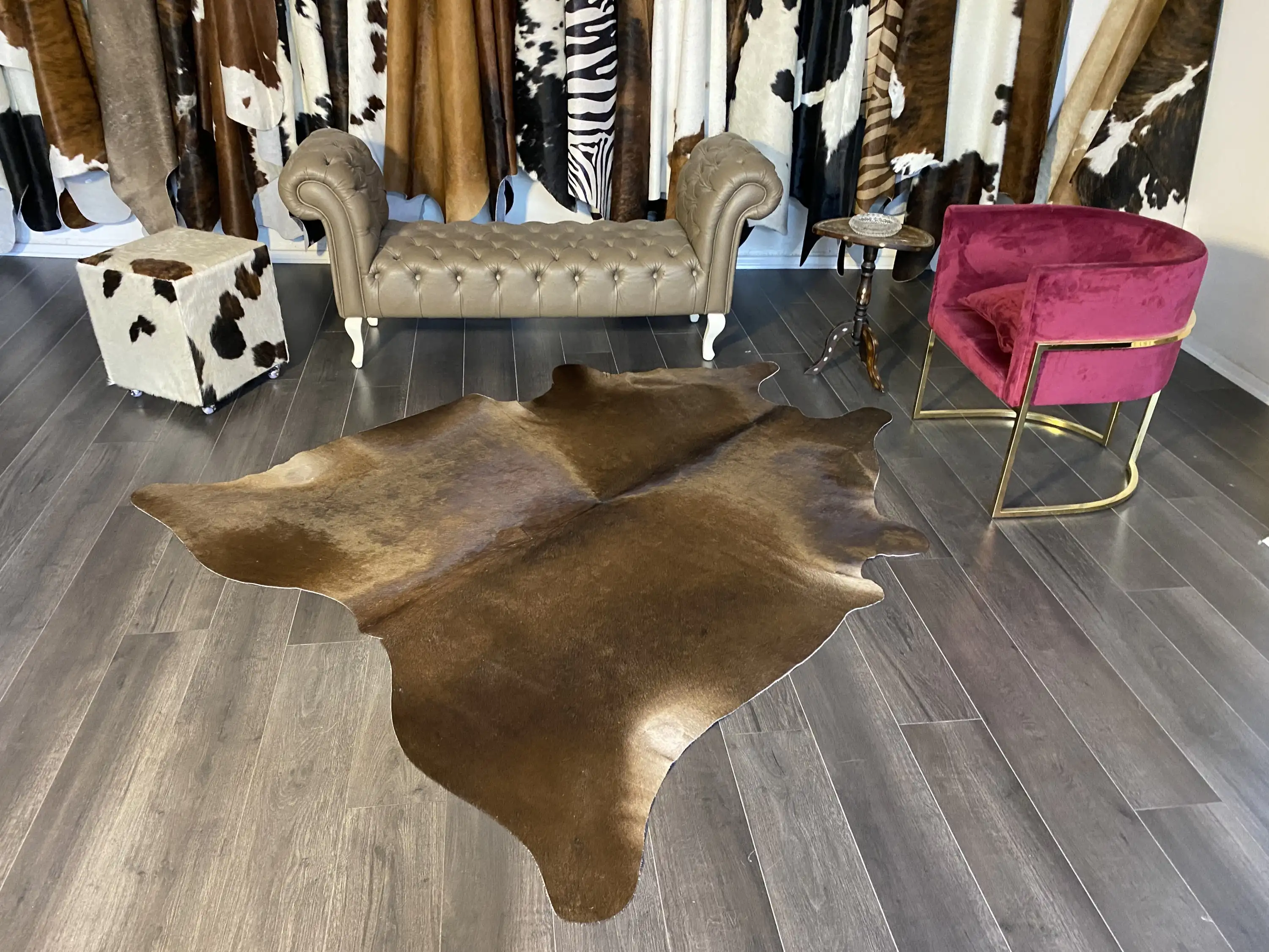 HAKİKİ DERİ DANA POSTU KAHVE 195 x 220 - 0201000104