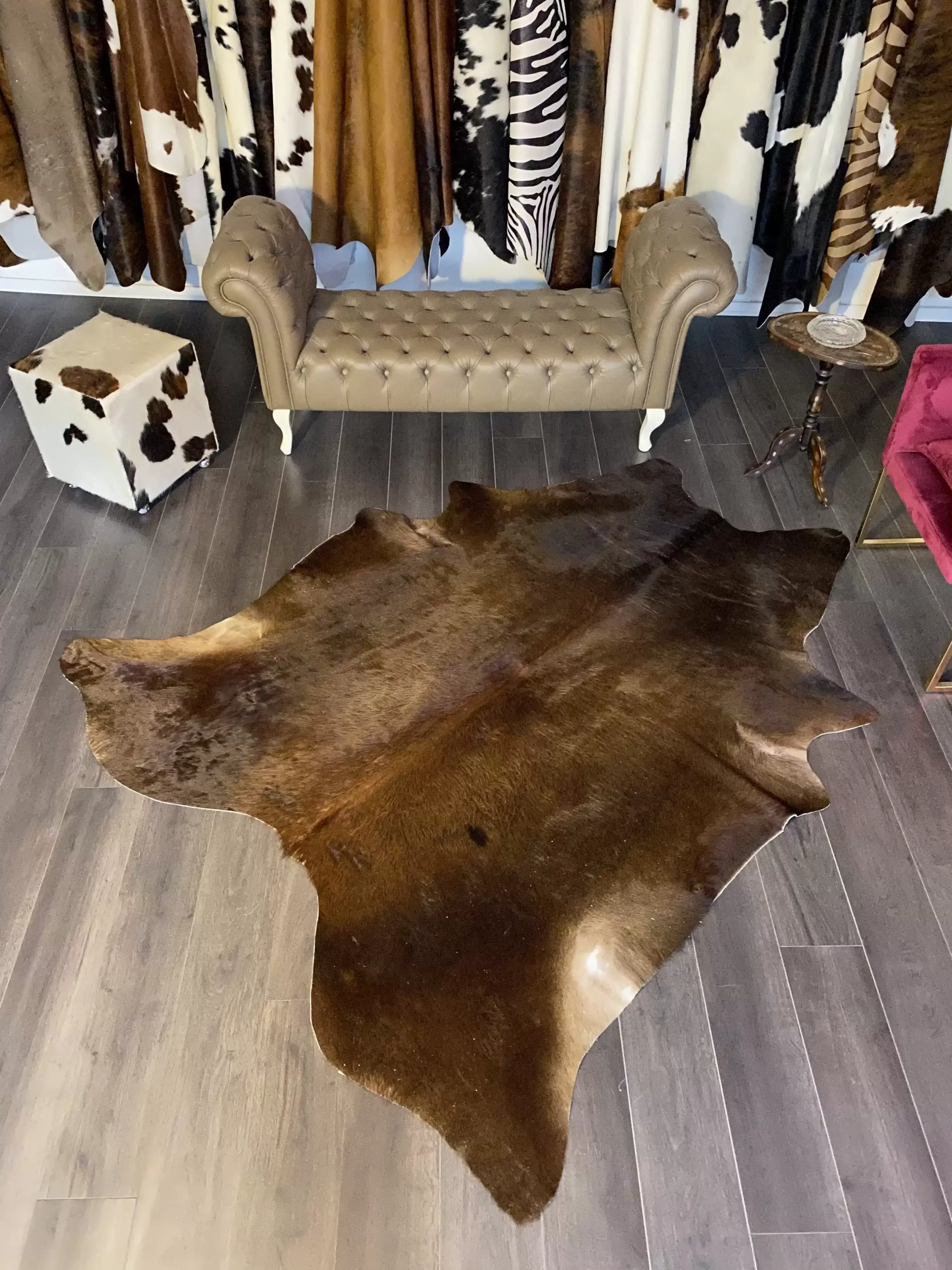 HAKİKİ DERİ DANA POSTU KAHVE 195 x 230 - 0201000087