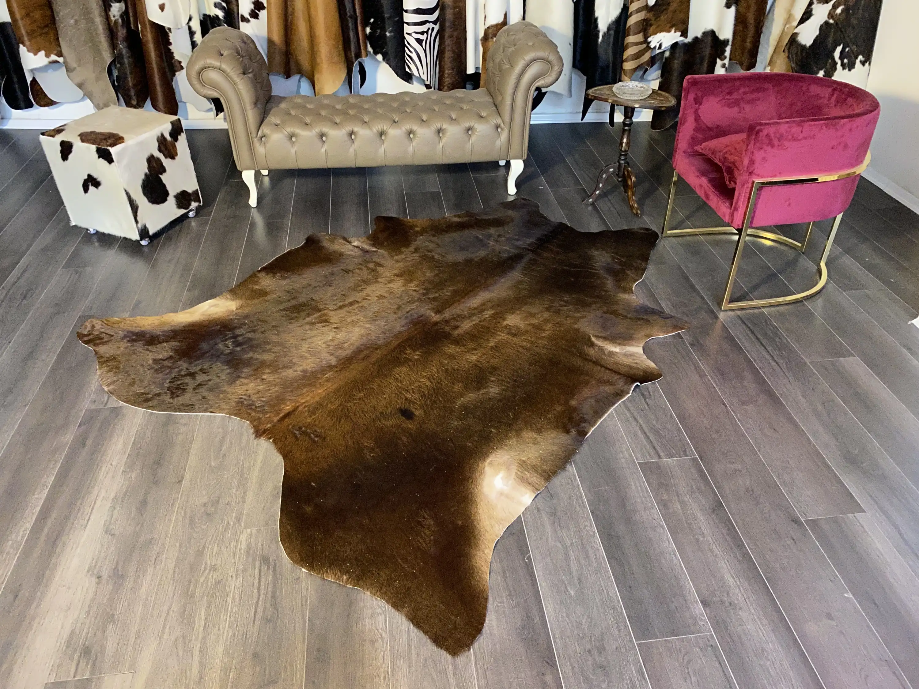 HAKİKİ DERİ DANA POSTU KAHVE 195 x 230 - 0201000087