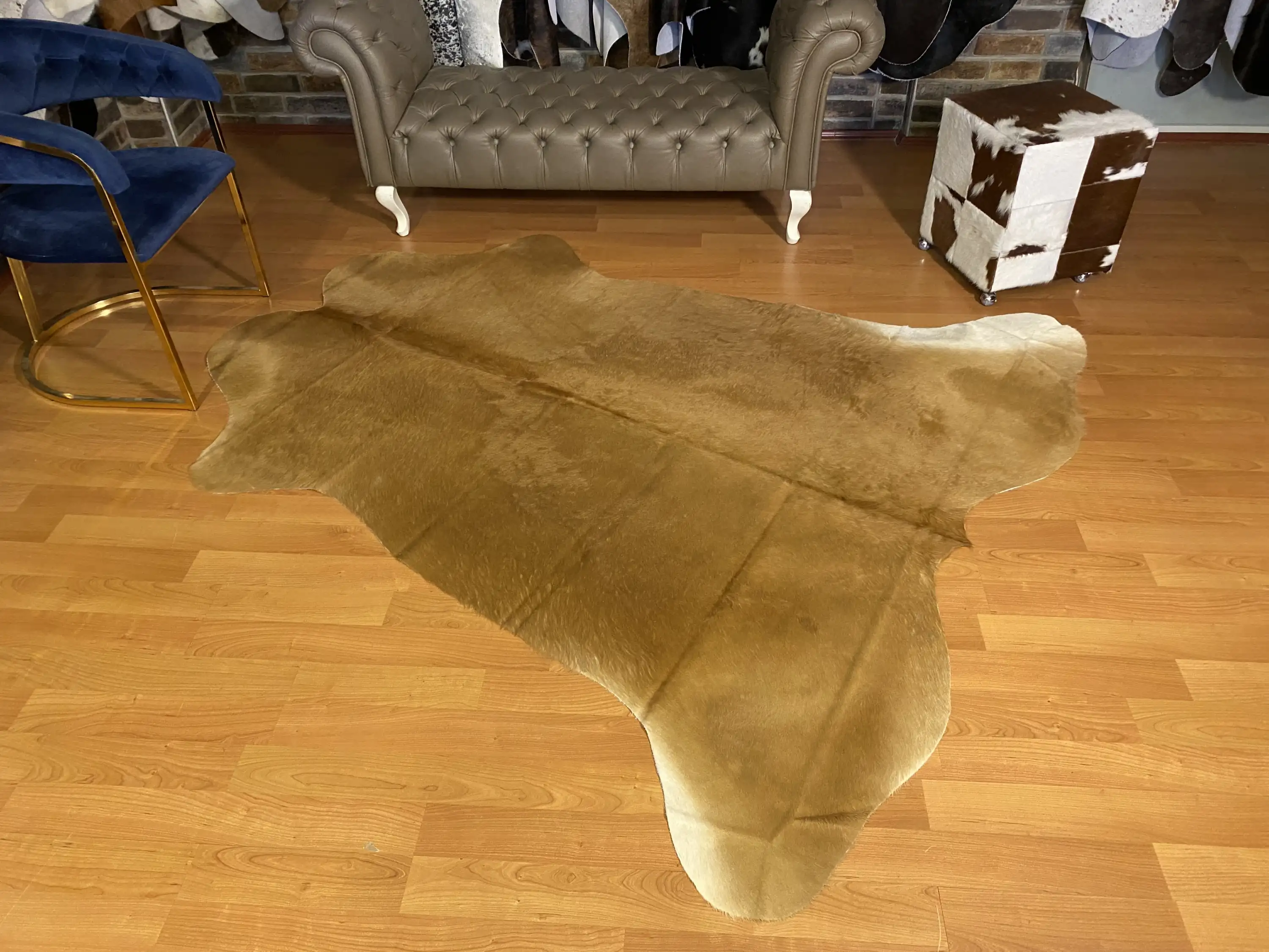HAKİKİ DERİ DANA POSTU - KAHVE - 200 x 225 - 2260201000028