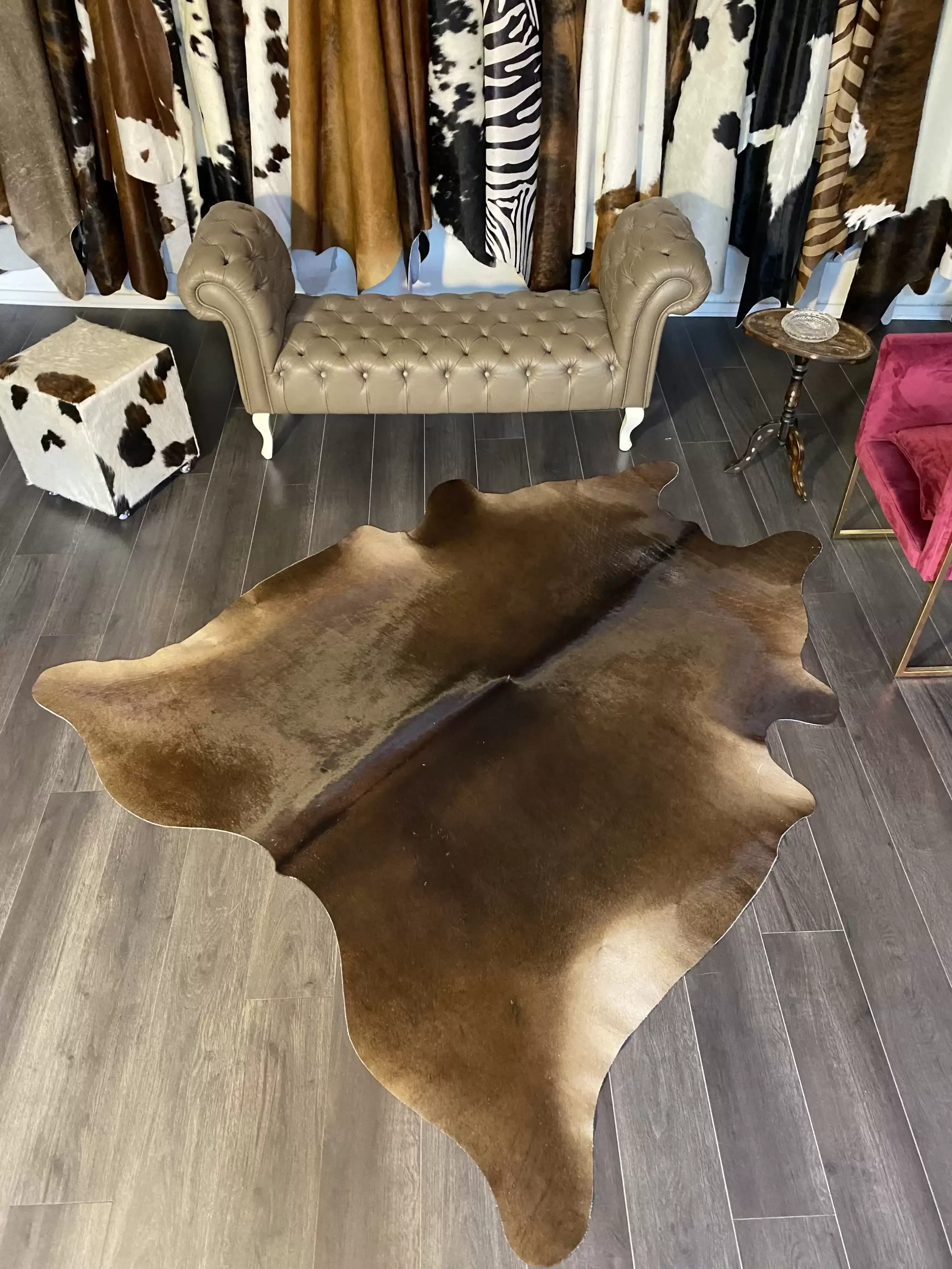 HAKİKİ DERİ DANA POSTU KAHVE 200 x 230 - 0201000097