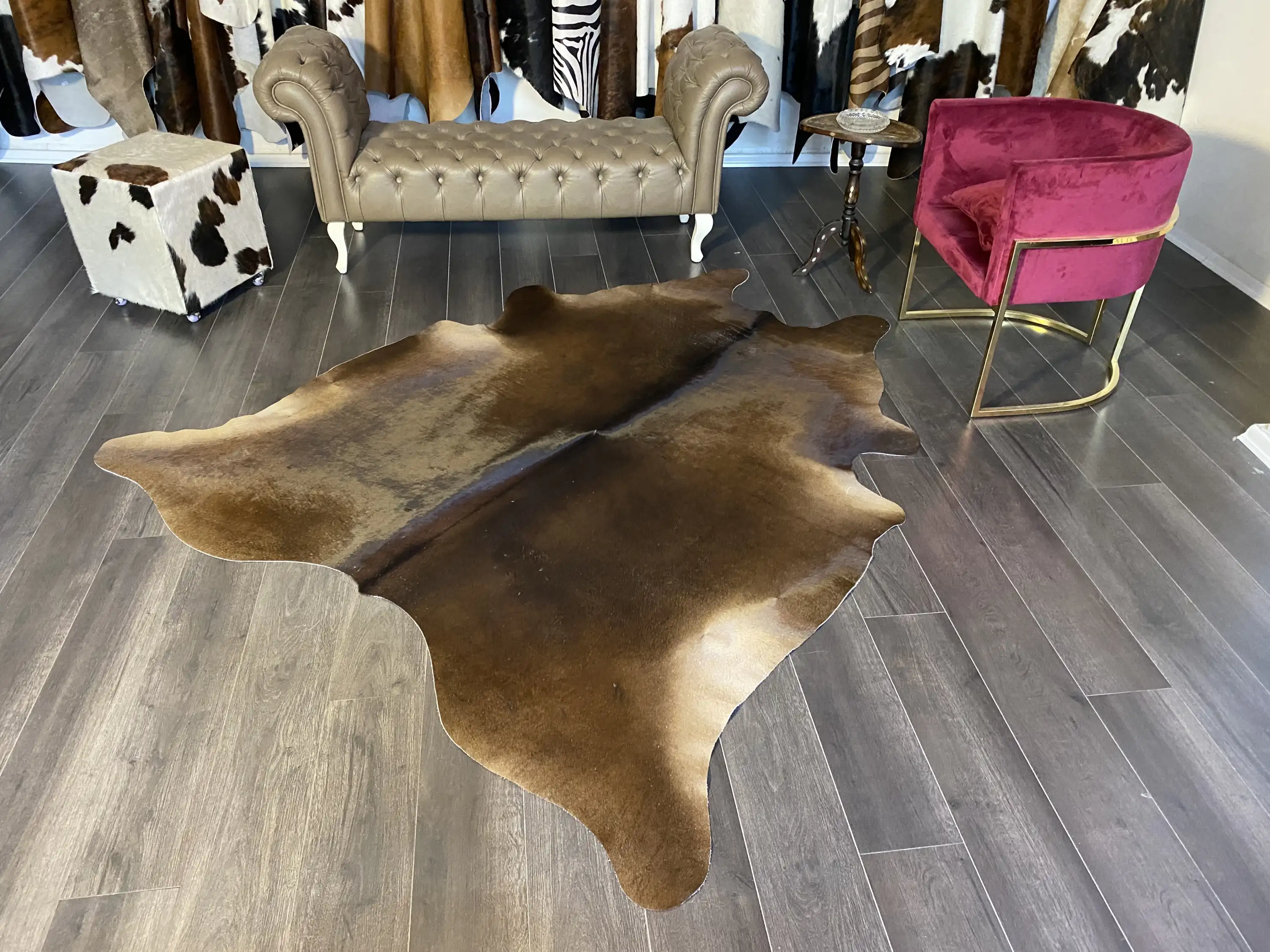 HAKİKİ DERİ DANA POSTU KAHVE 200 x 230 - 0201000097