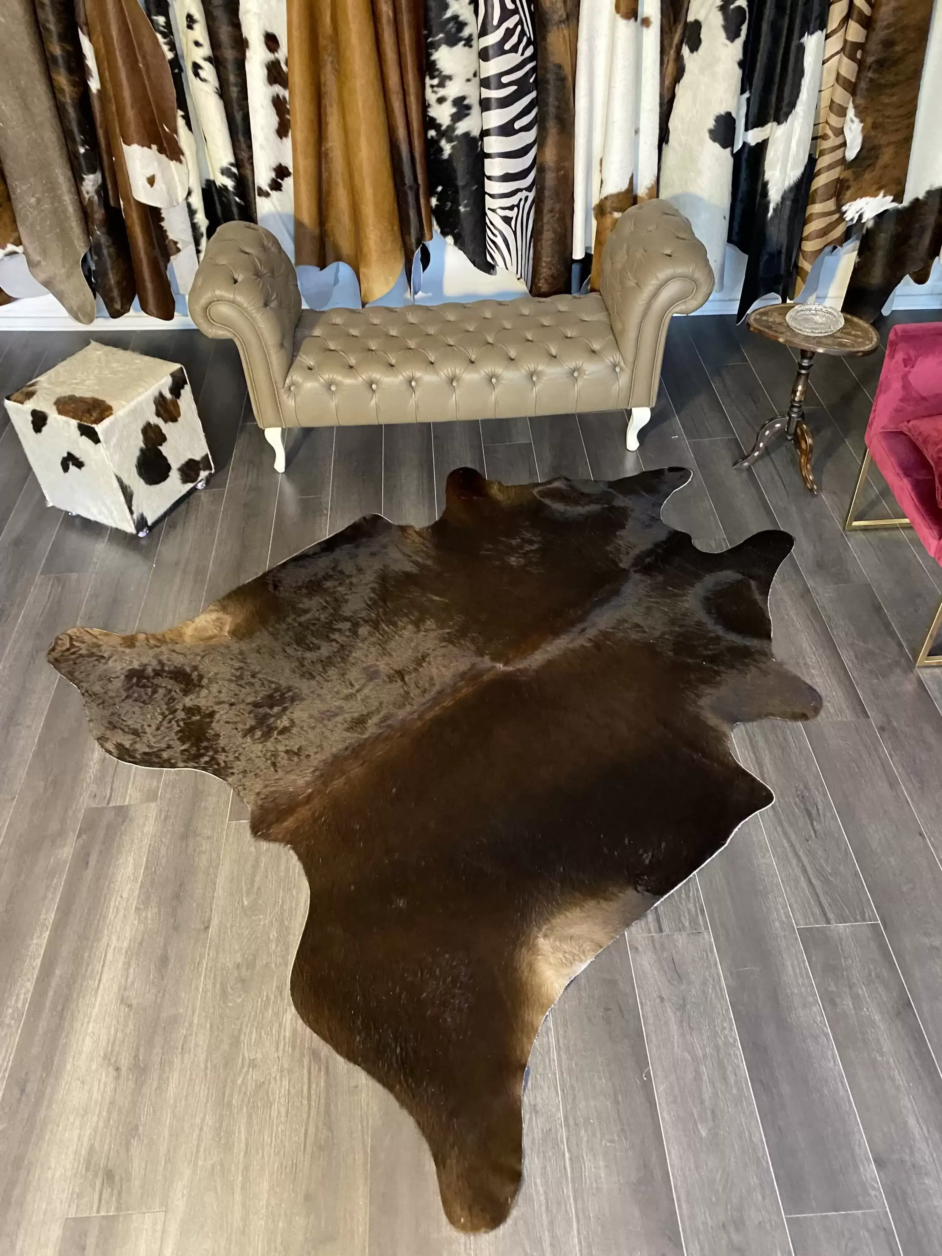 HAKİKİ DERİ DANA POSTU KAHVE 205 x 225 - 0201000108