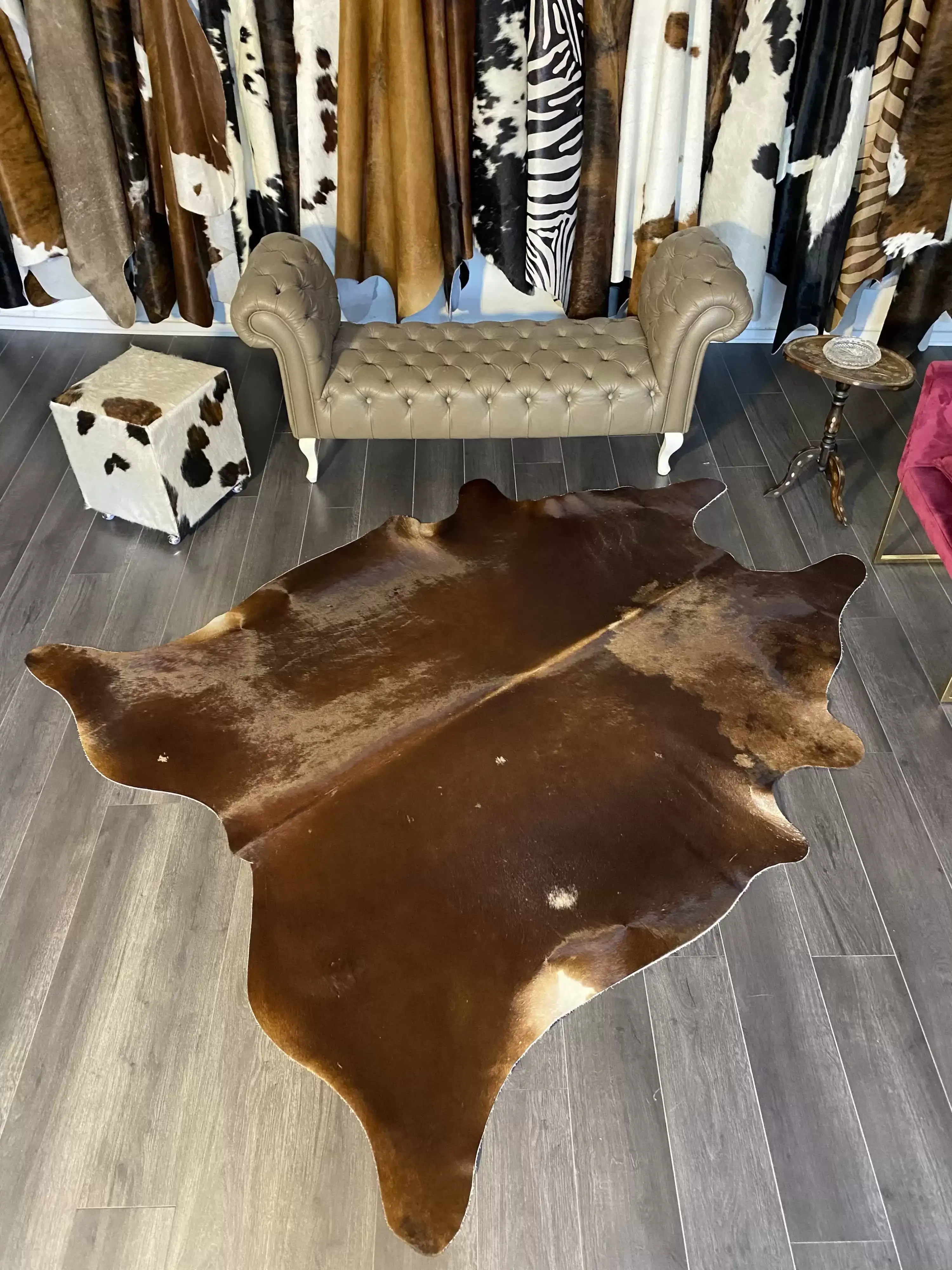 HAKİKİ DERİ DANA POSTU KAHVE 205 x 240 - 0201000115