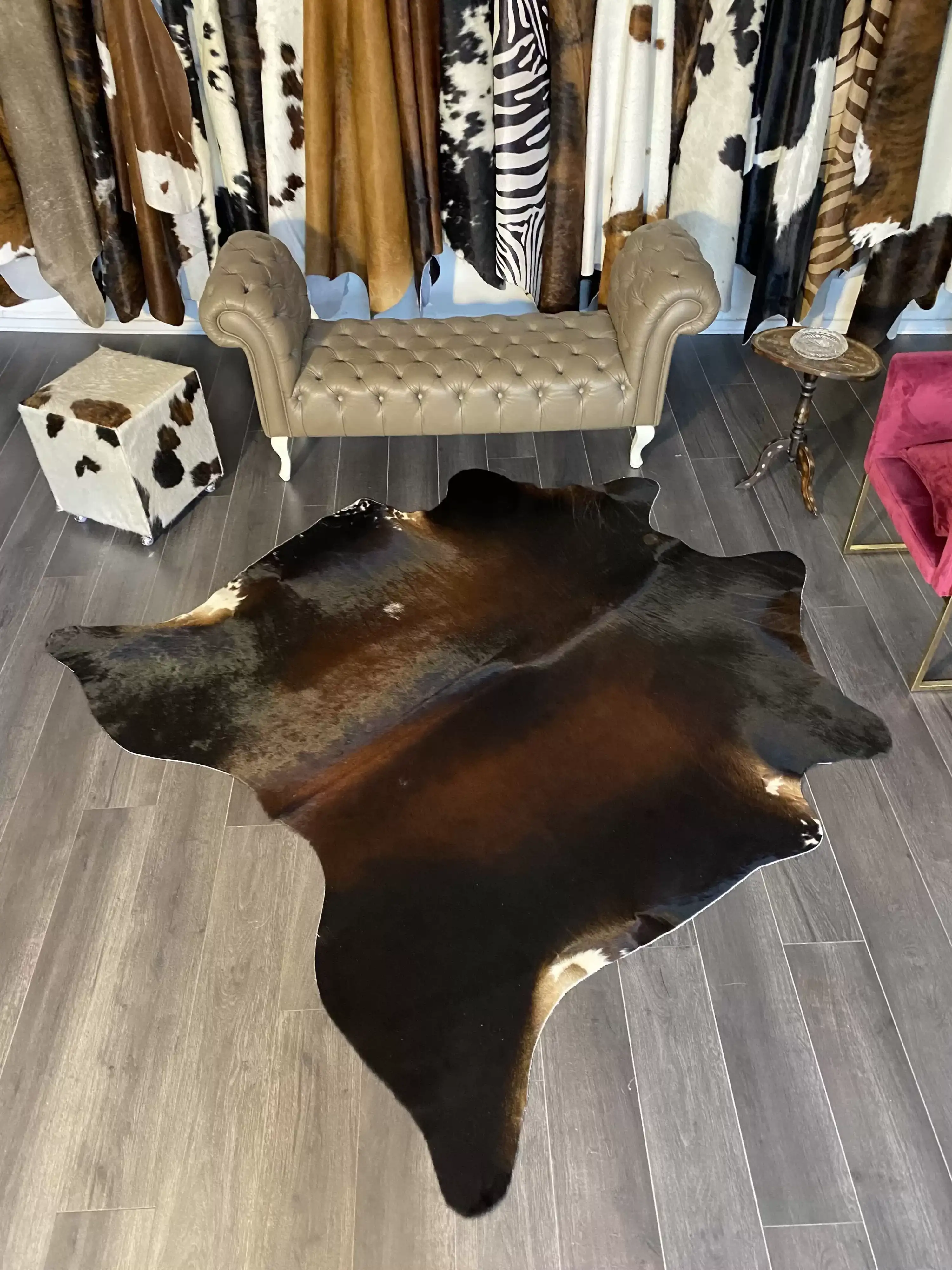 HAKİKİ DERİ DANA POSTU KAHVE 210 x 220 - 0201000117