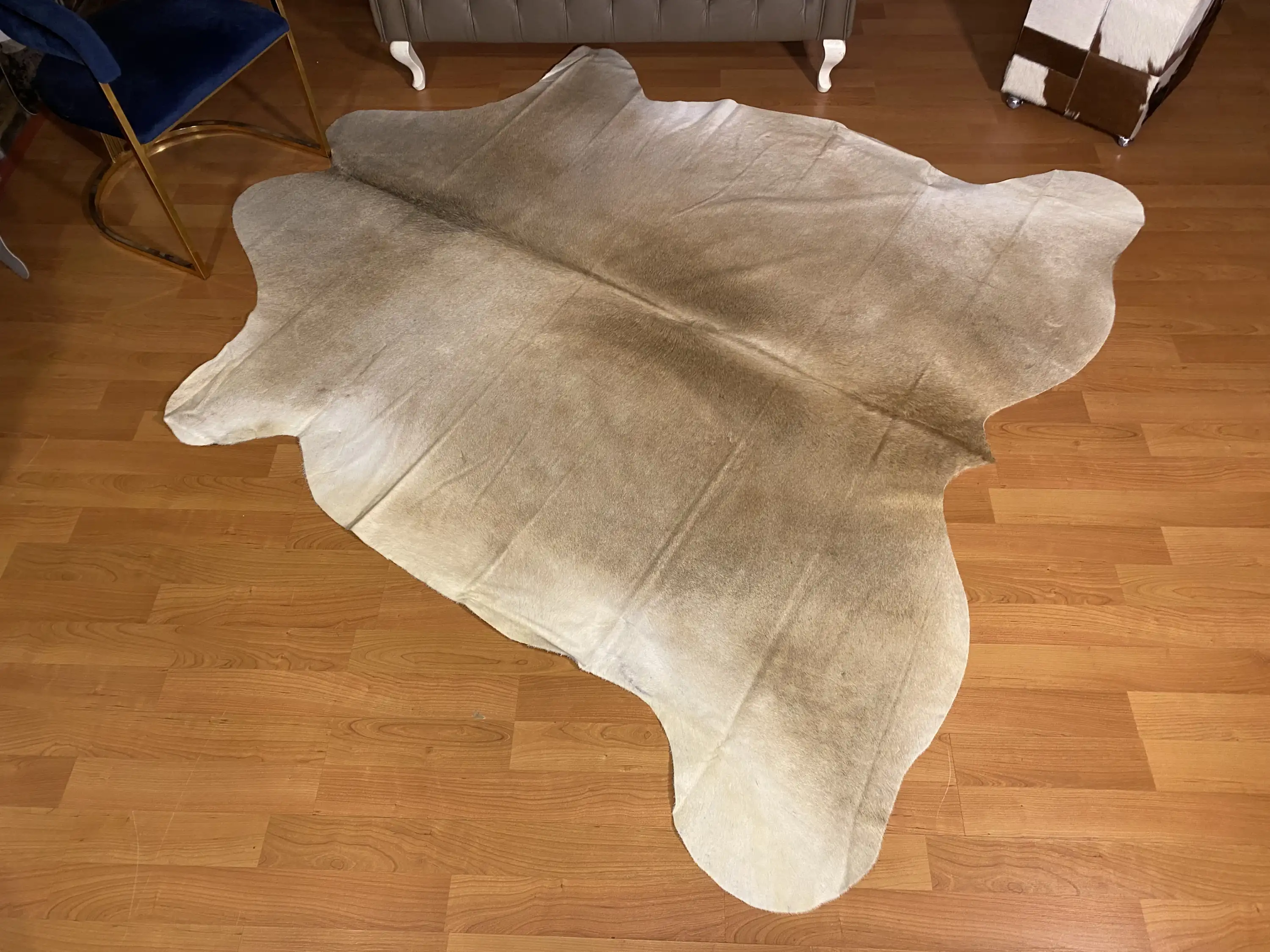 HAKİKİ DERİ DANA POSTU - KREM - 225 x 240 - 2260501000012