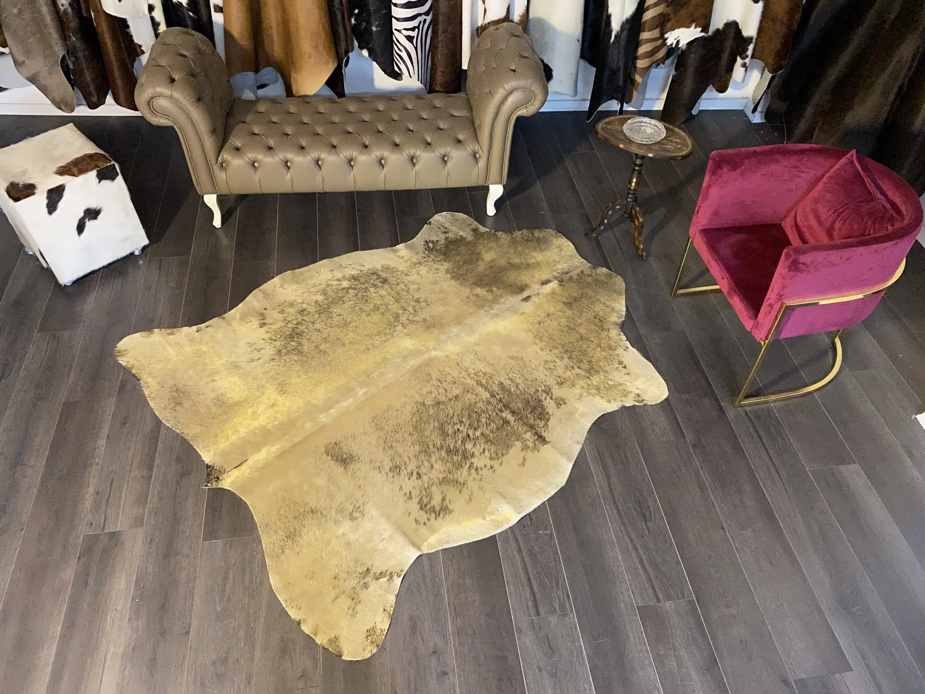 HAKİKİ DERİ DANA POSTU LAZERLİ-VARAKLI 165 x 200 - 1401000027