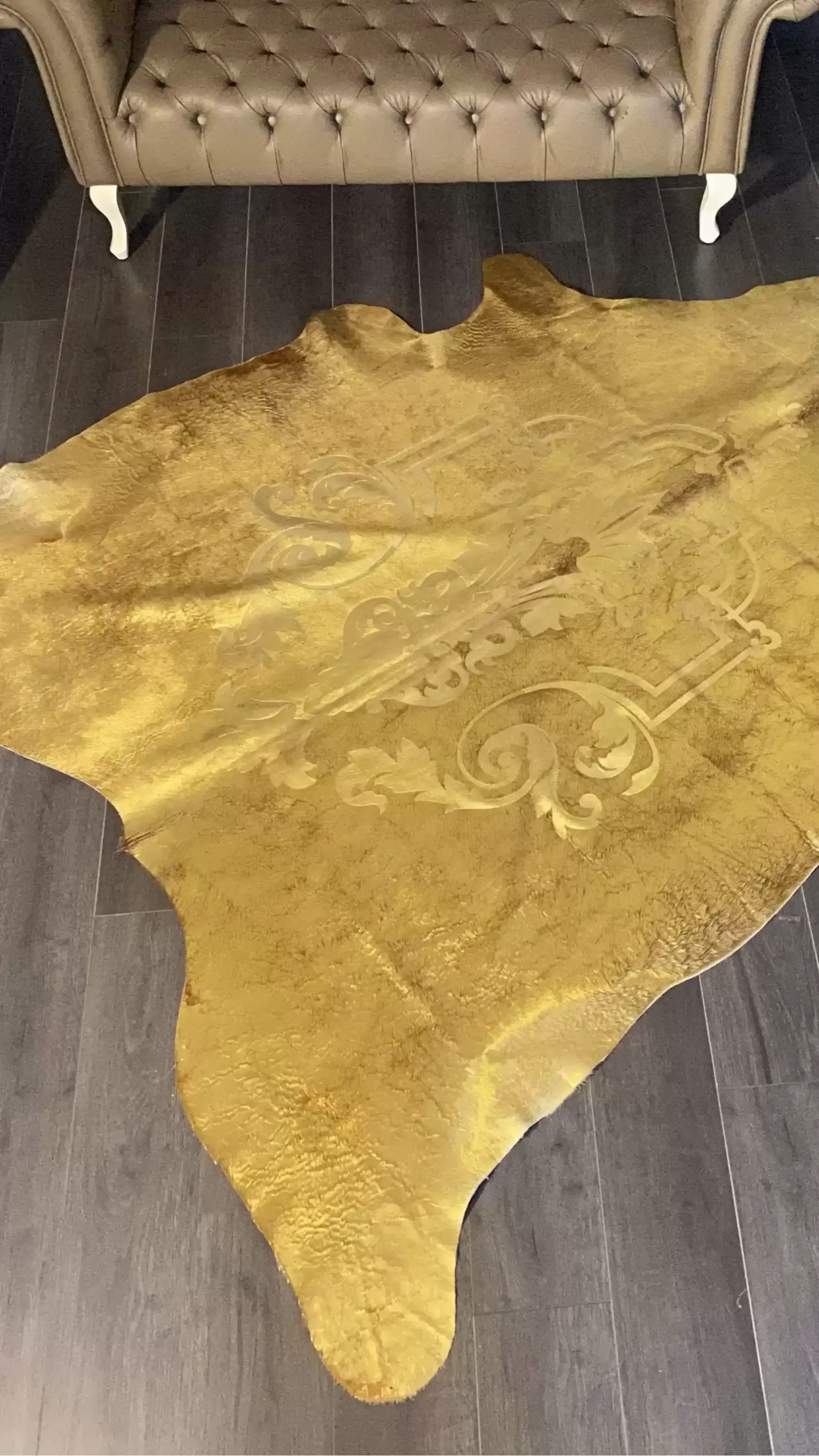 HAKİKİ DERİ DANA POSTU LAZERLİ-VARAKLI 200 x 225 - 1401000048