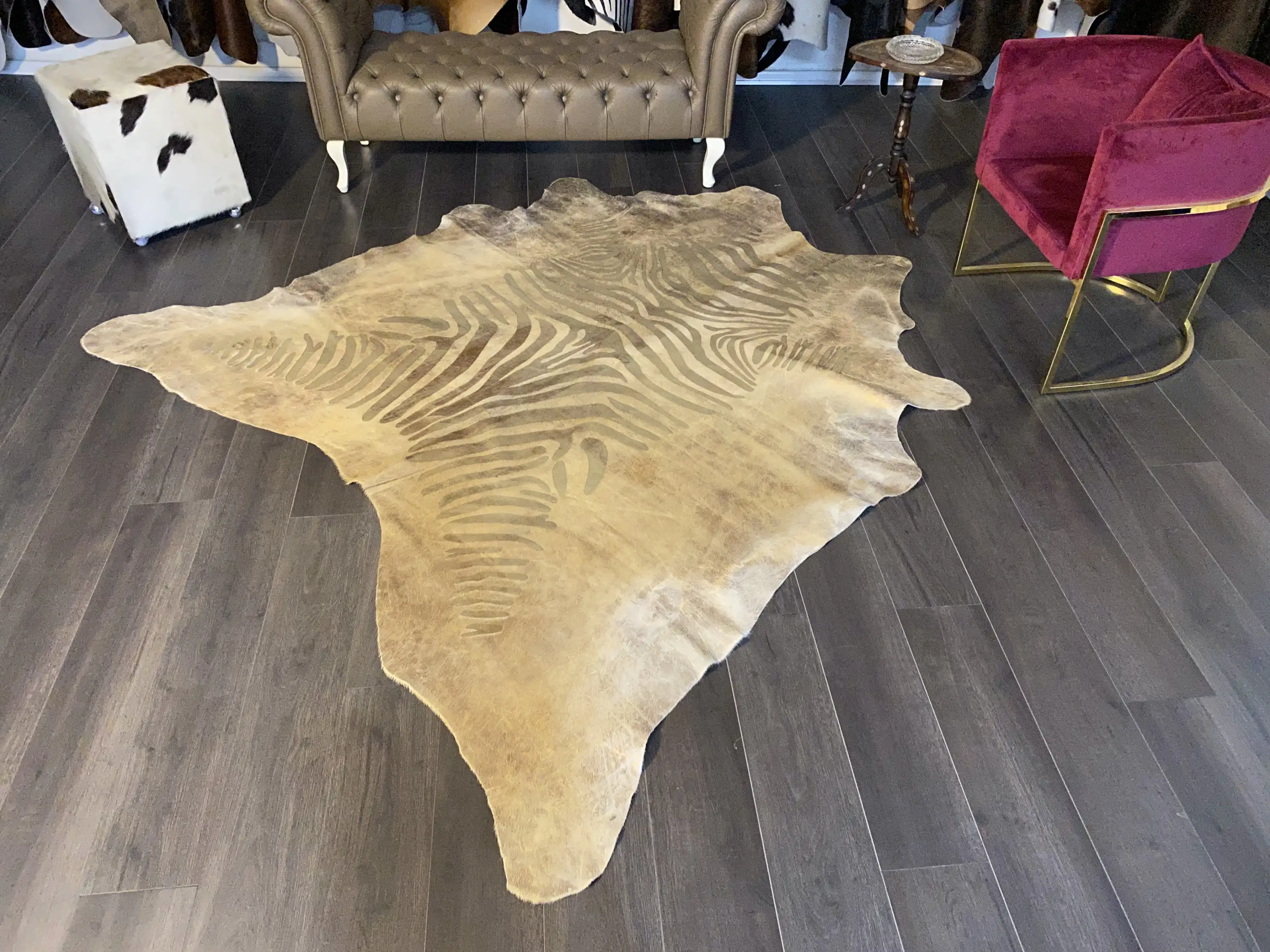 HAKİKİ DERİ DANA POSTU LAZERLİ-VARAKLI 220 x 235 - 1401000031