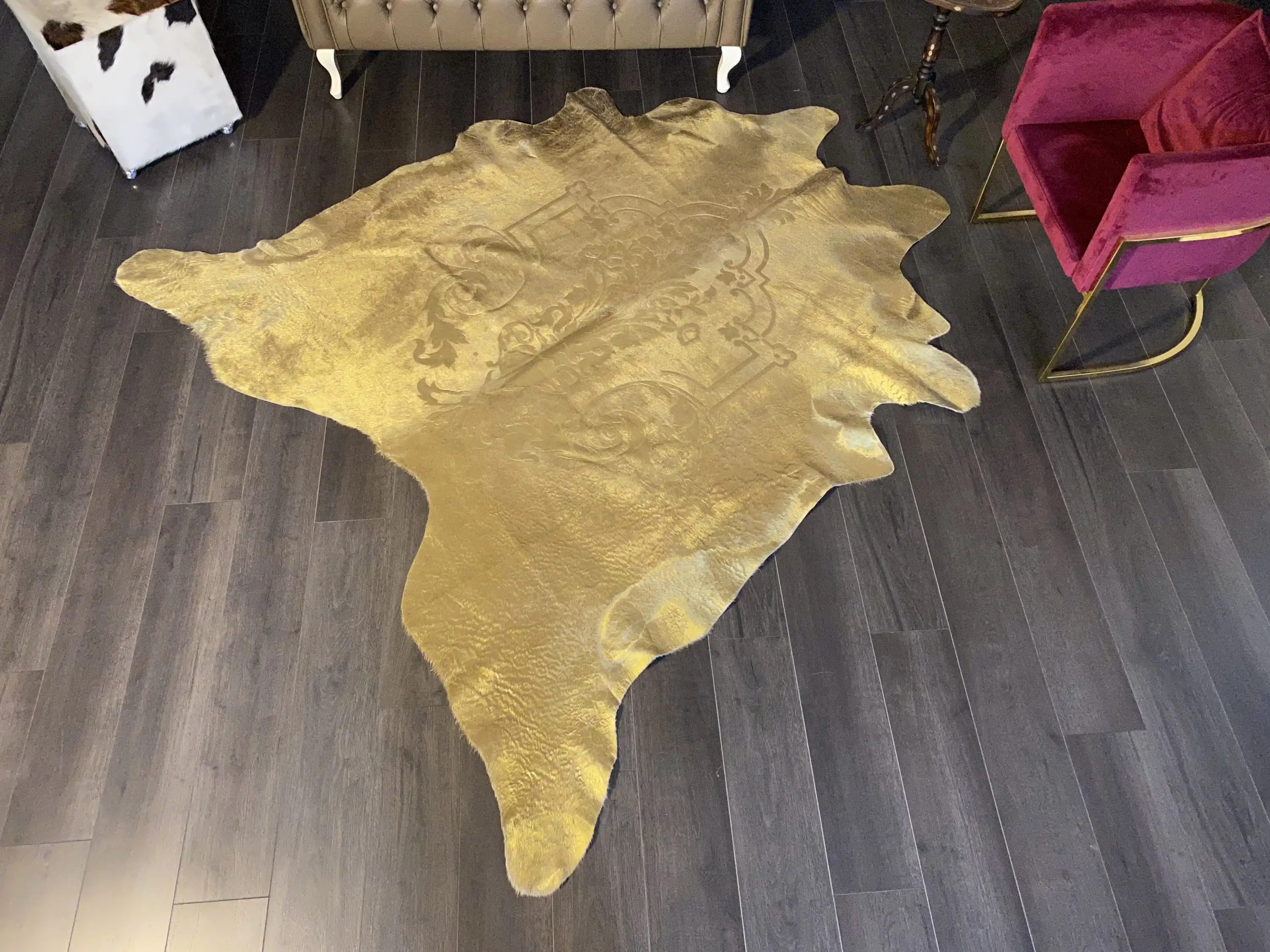 HAKİKİ DERİ DANA POSTU LAZERLİ-VARAKLI 220 x 235 - 1401000047