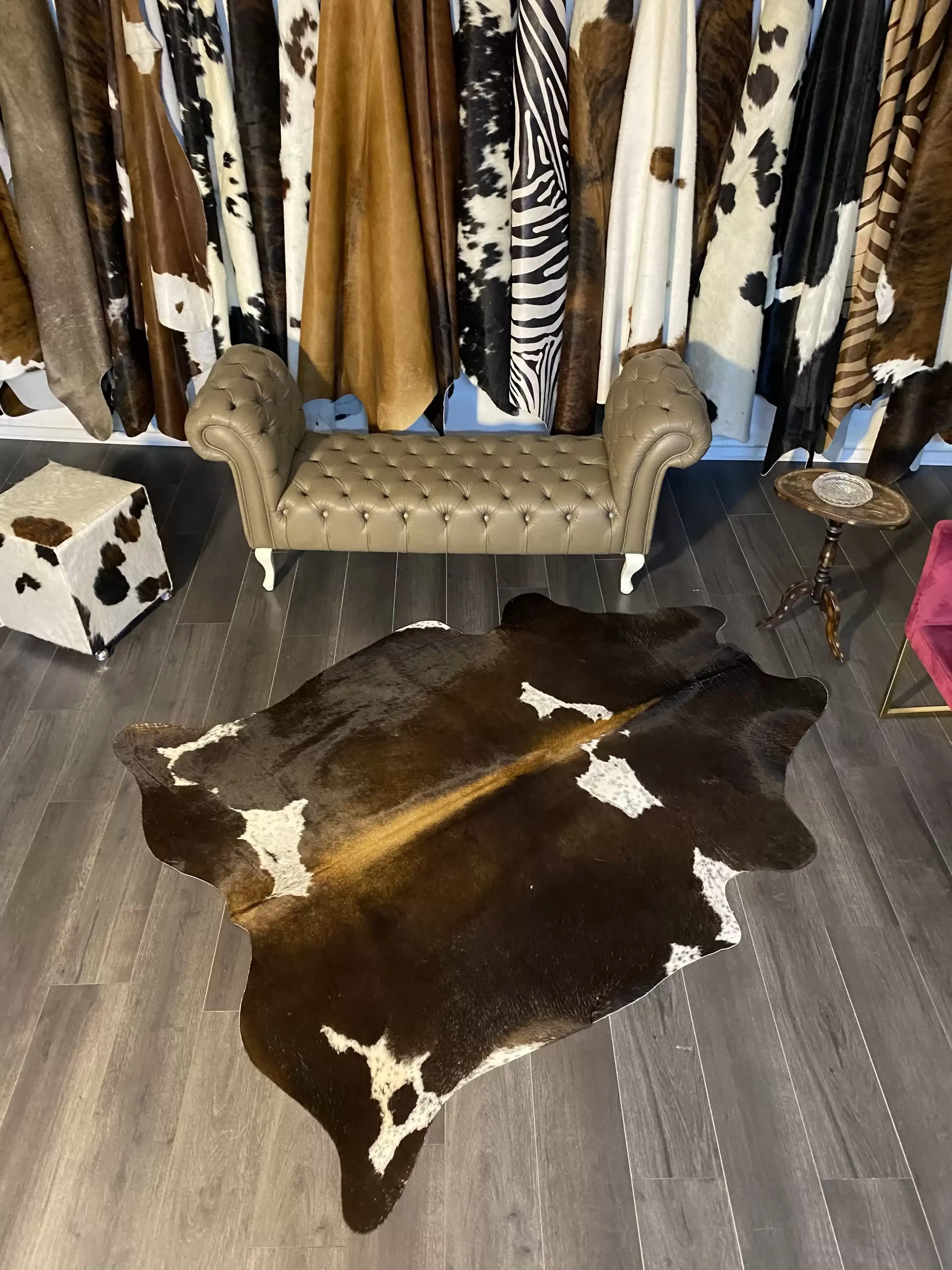 HAKİKİ DERİ DANA POSTU MIX KAHVE 165 x 205 - 1001000171