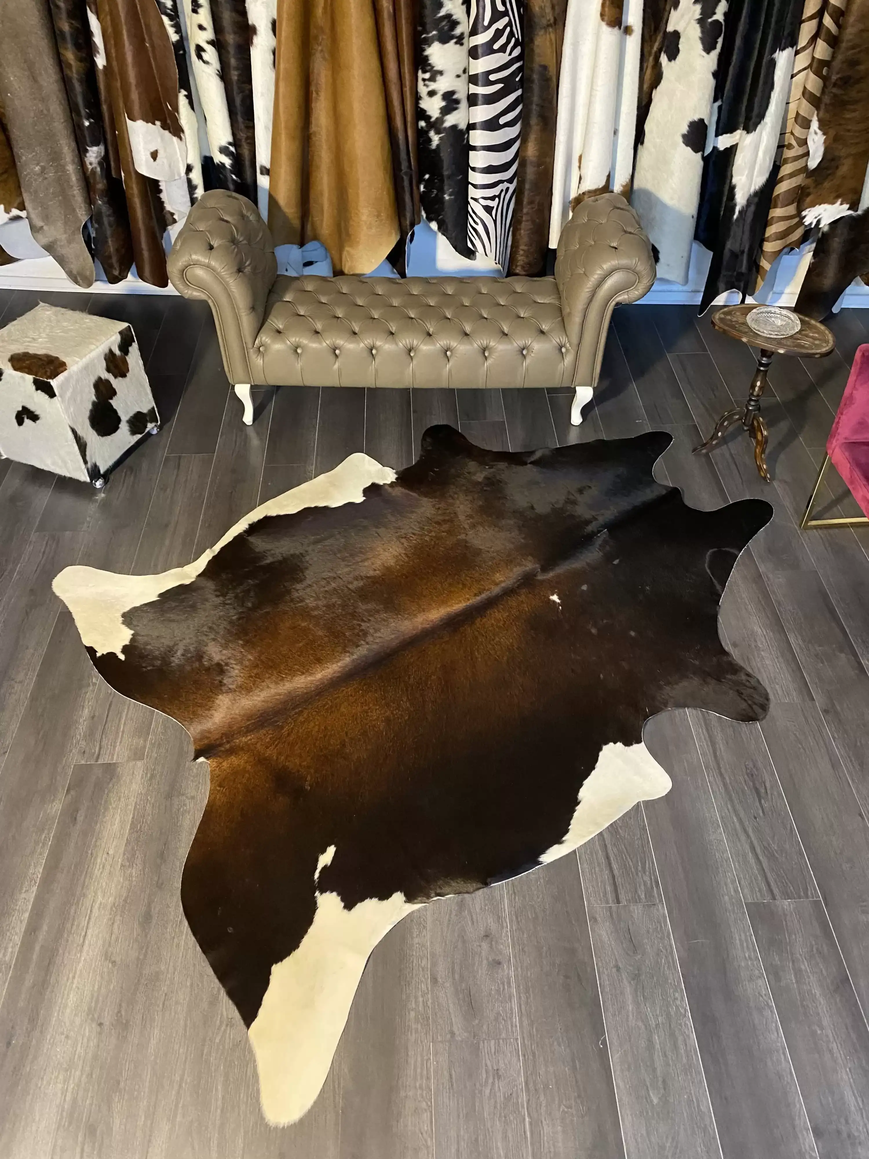 HAKİKİ DERİ DANA POSTU MIX KAHVE 185 x 245 - 1001000184